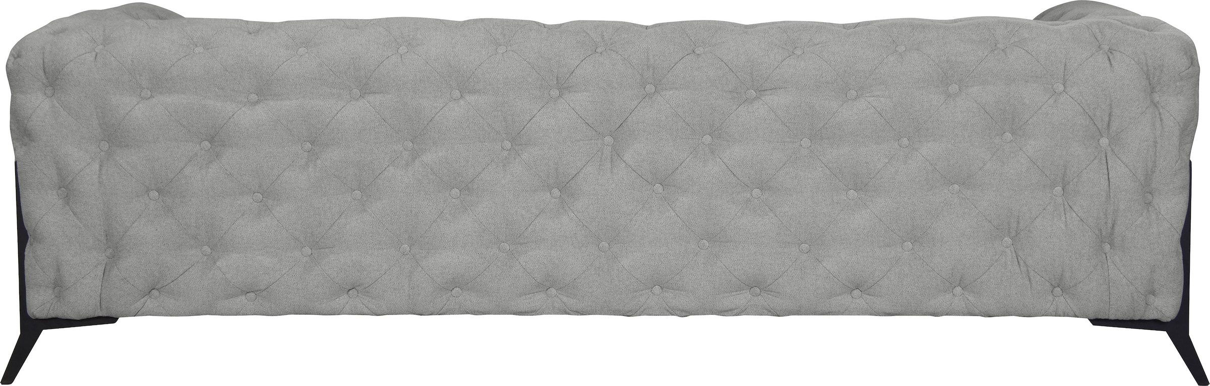 Leonique Chesterfield-Sofa »Amaury«, aufwändige Knopfheftung, moderne Chesterfield Optik, Fußfarbe wählbar