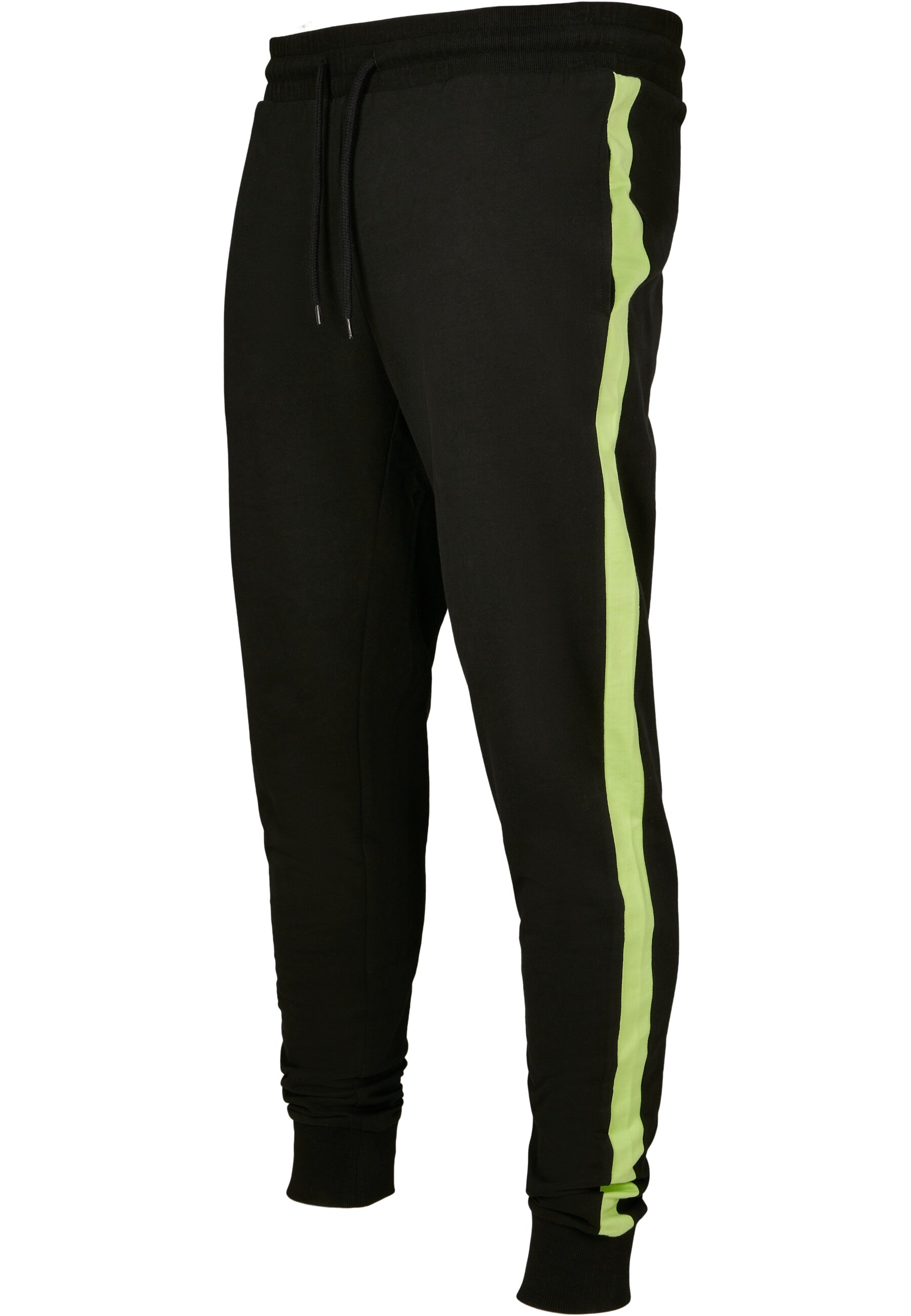 URBAN CLASSICS Stoffhose »Urban Classics Herren Neon Striped Sweatpants«, (1 tlg.)