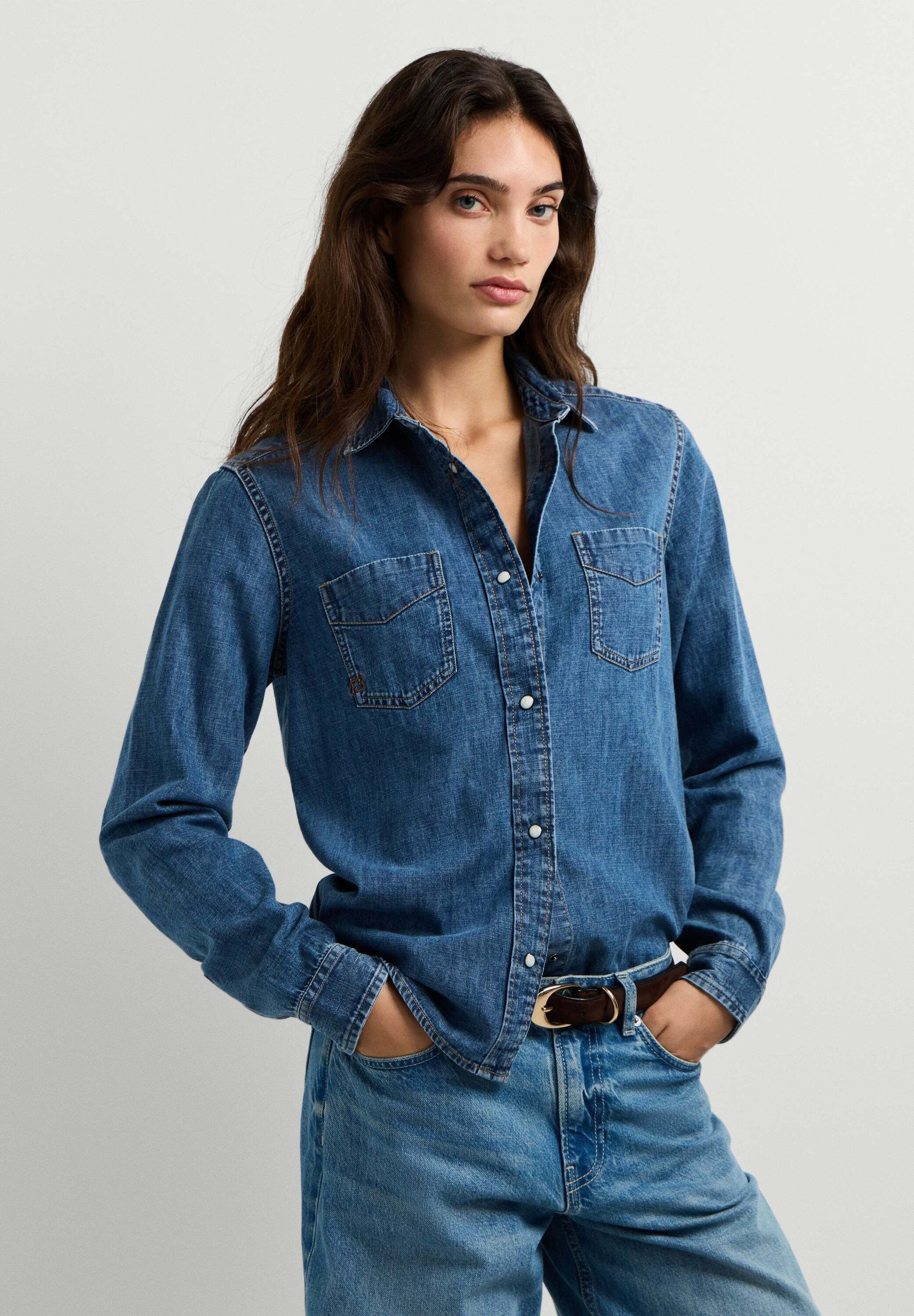 Pepe Jeans T-Shirt »denim shirt ABBEY AUTHENTIC SHIRT«