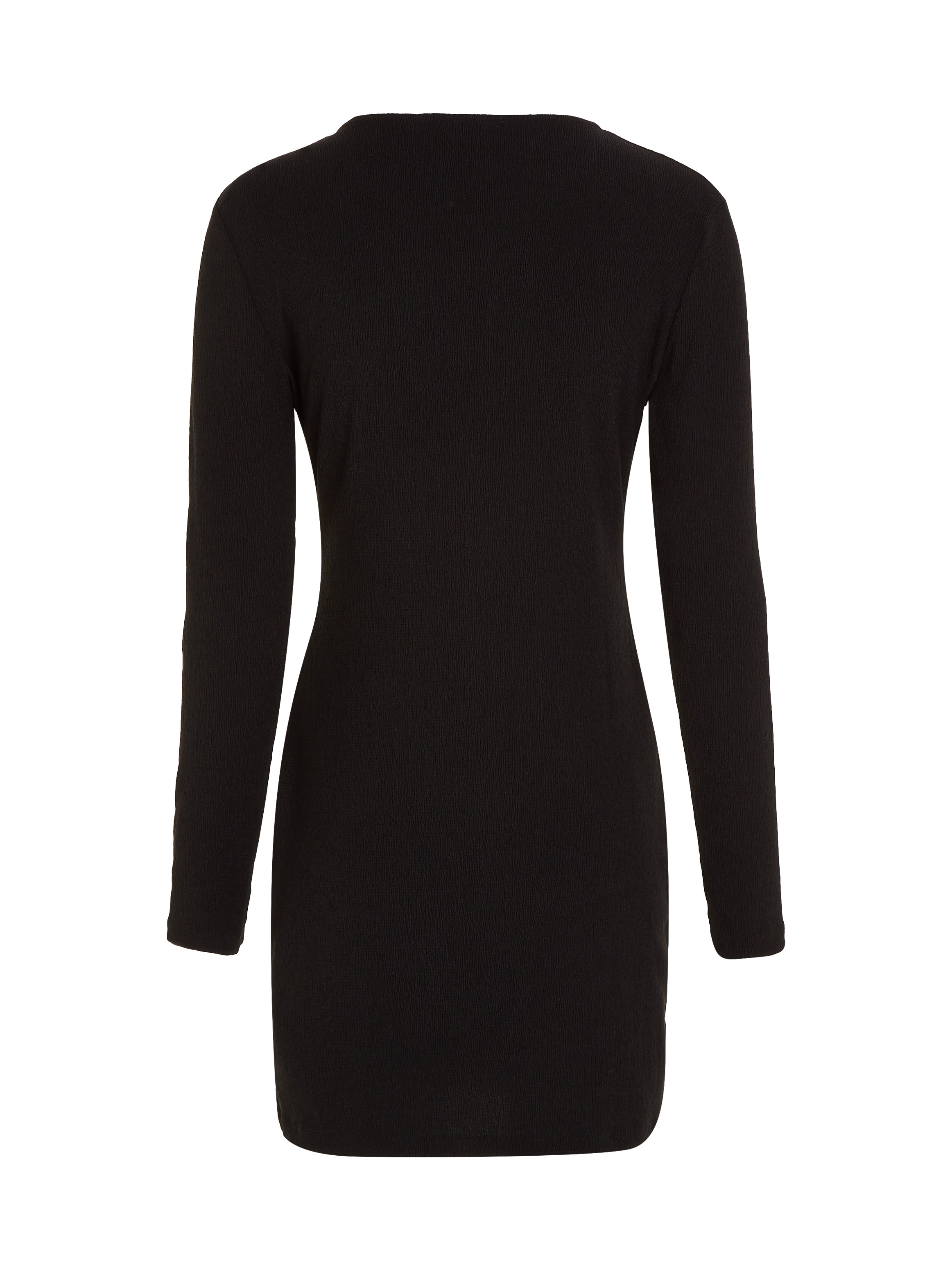 Calvin Klein Jeans Minikleid »FRONT SPLIT WRAP LS DRESS«, in Wickeloptik