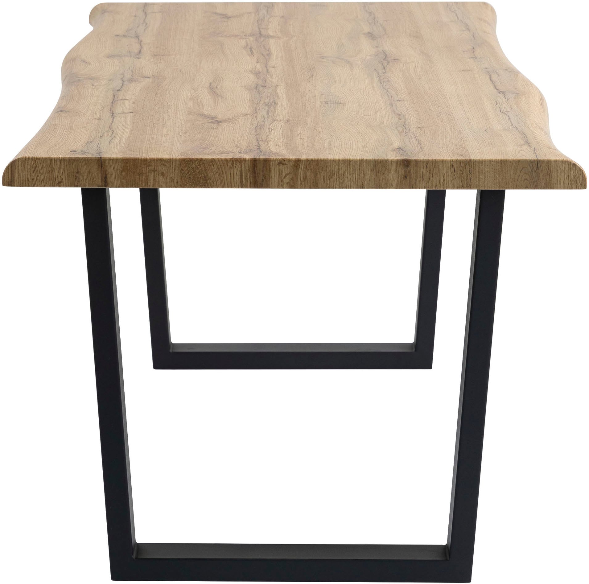 Duo Collection Baumkantentisch »Tisch Thea« Massives Kufengestell aus Metall, Belastbarkeit bis 100 kg