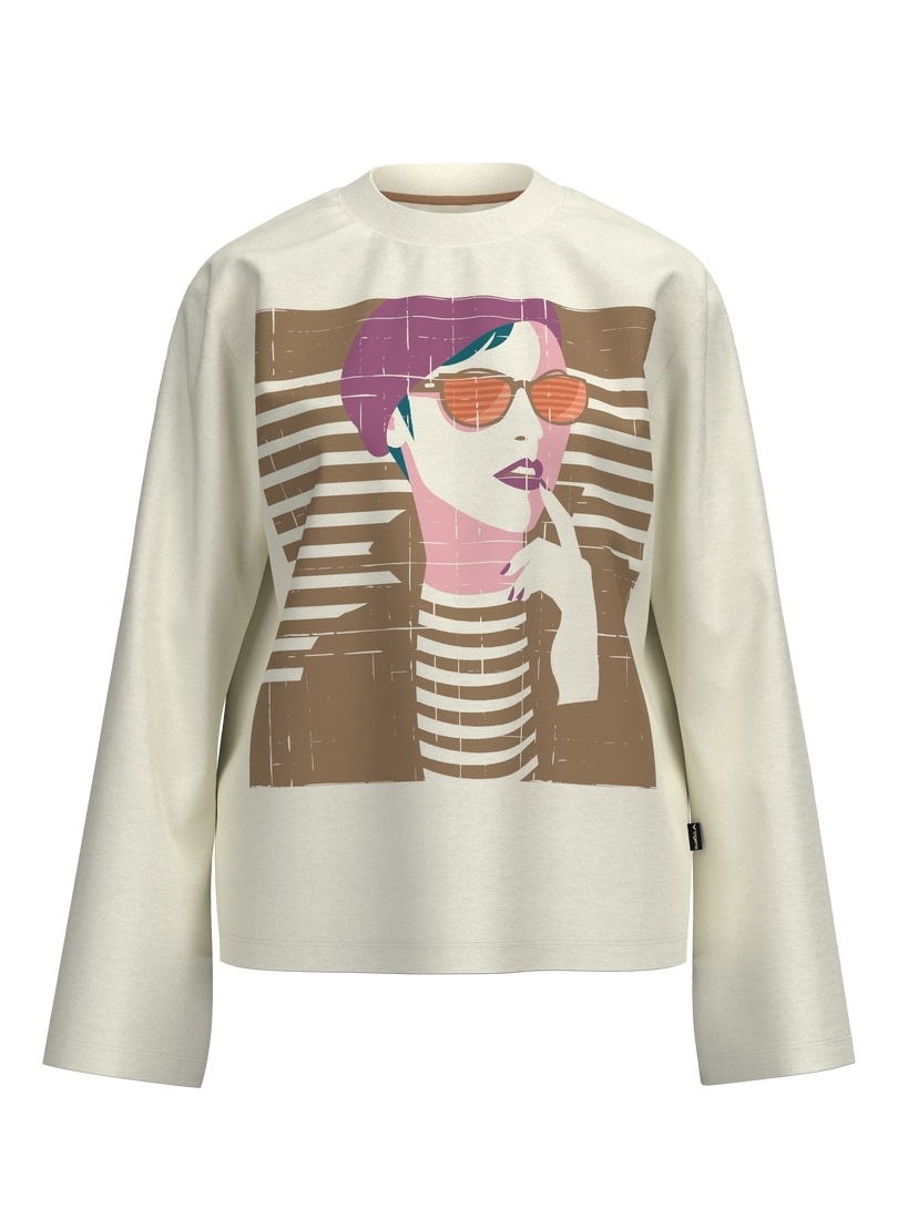 Trigema Longsleeve »TRIGEMA Langarmshirt mit grafischem Print« 1