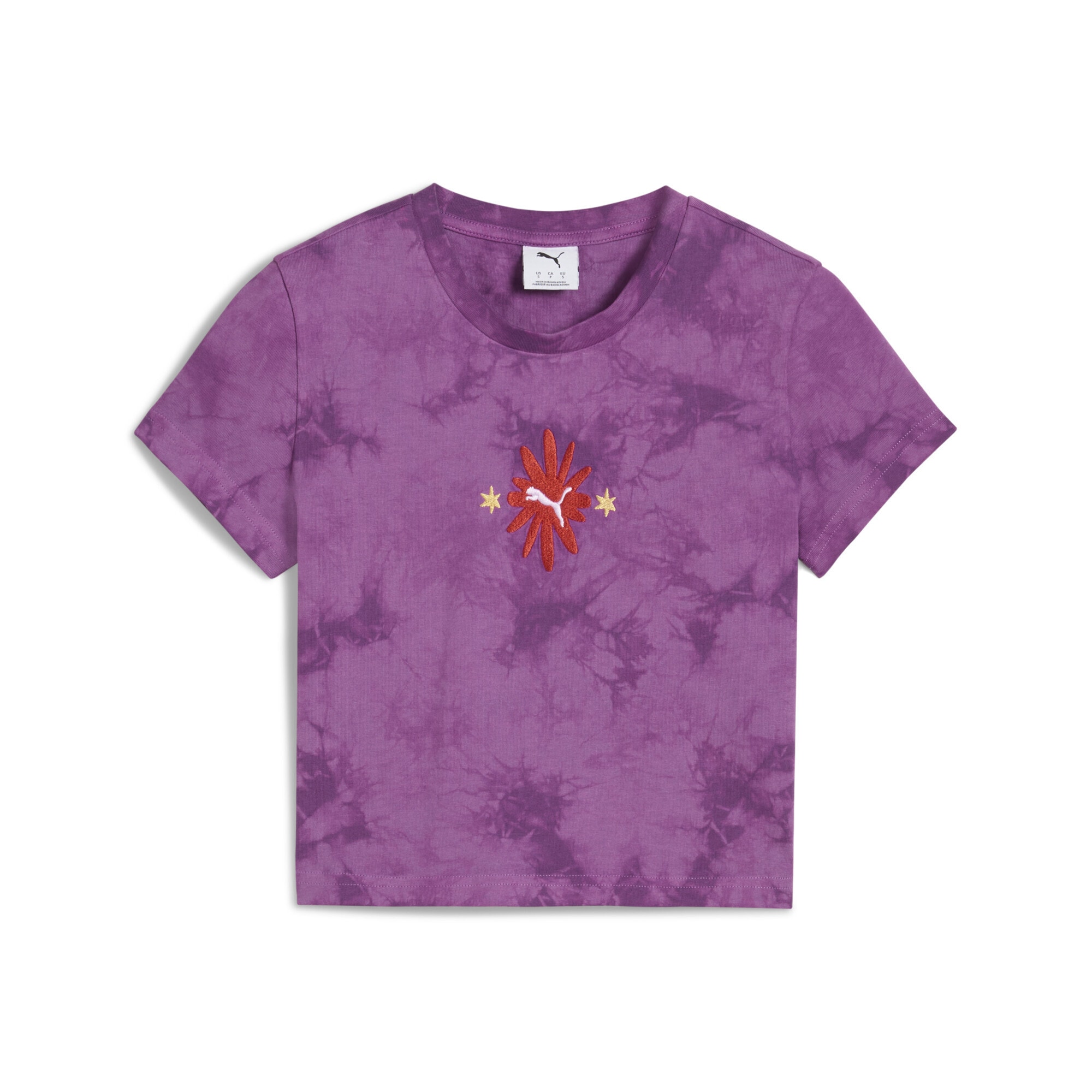 PUMA T-Shirt "WARDROBE ESS FLORAL PACK Kurzes figurbetontes T-Shirt mit" günstig online kaufen