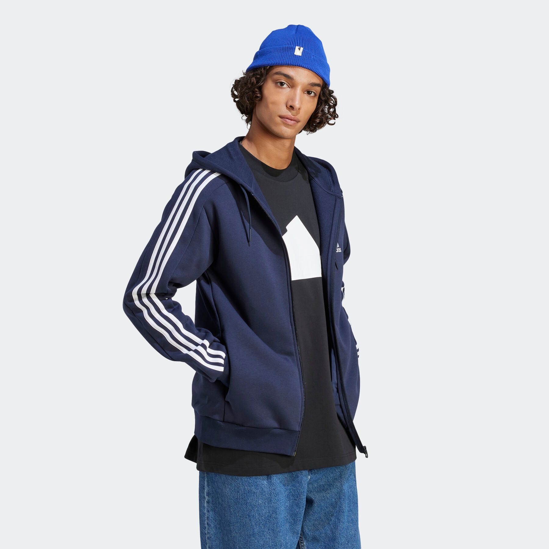 adidas Sportswear Kapuzensweatjacke »ESSENTIALS 3STREIFEN KAPUZENJACKE«