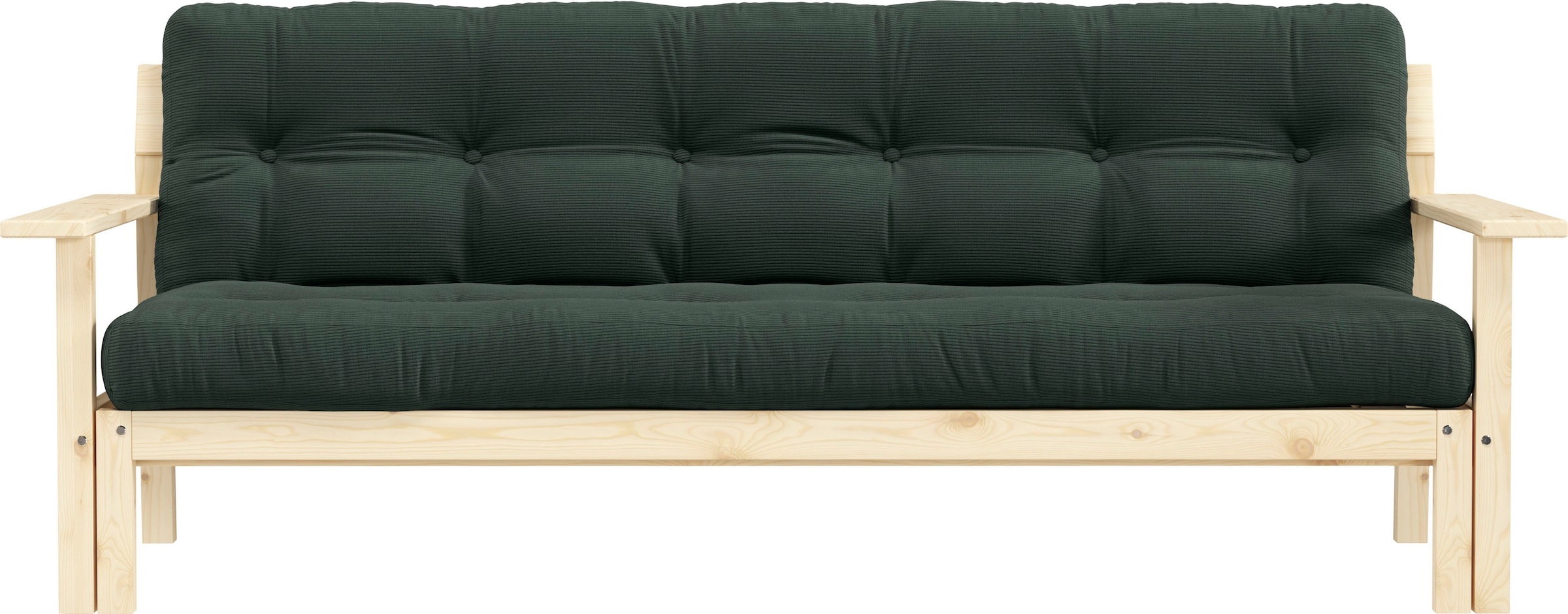 Karup Design Schlafsofa "Unwind", Mit Holzstruktur, inkl. Futonmatratze, Liegefläche 130x190 cm