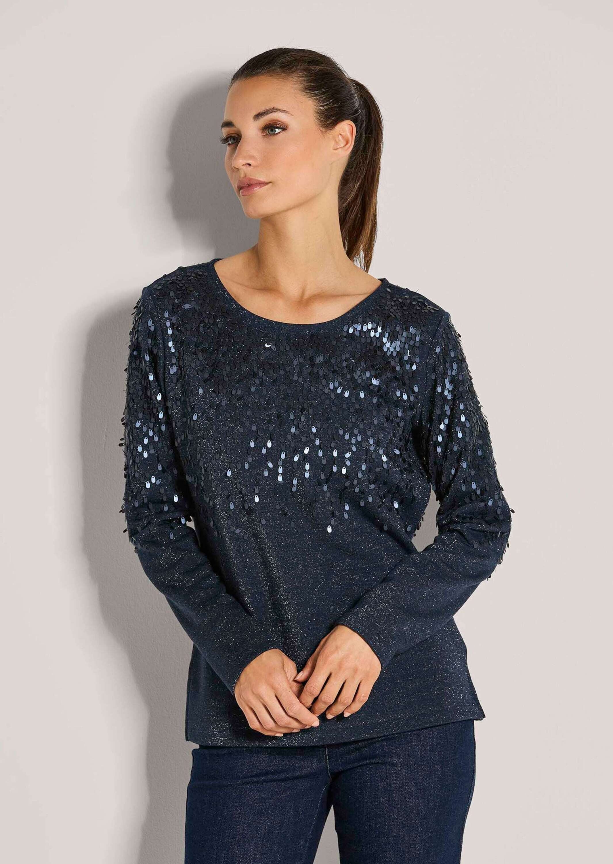 MADELEINE Langarmshirt »Sweatshirt Glitzeroberteil mit funkelnden Details«