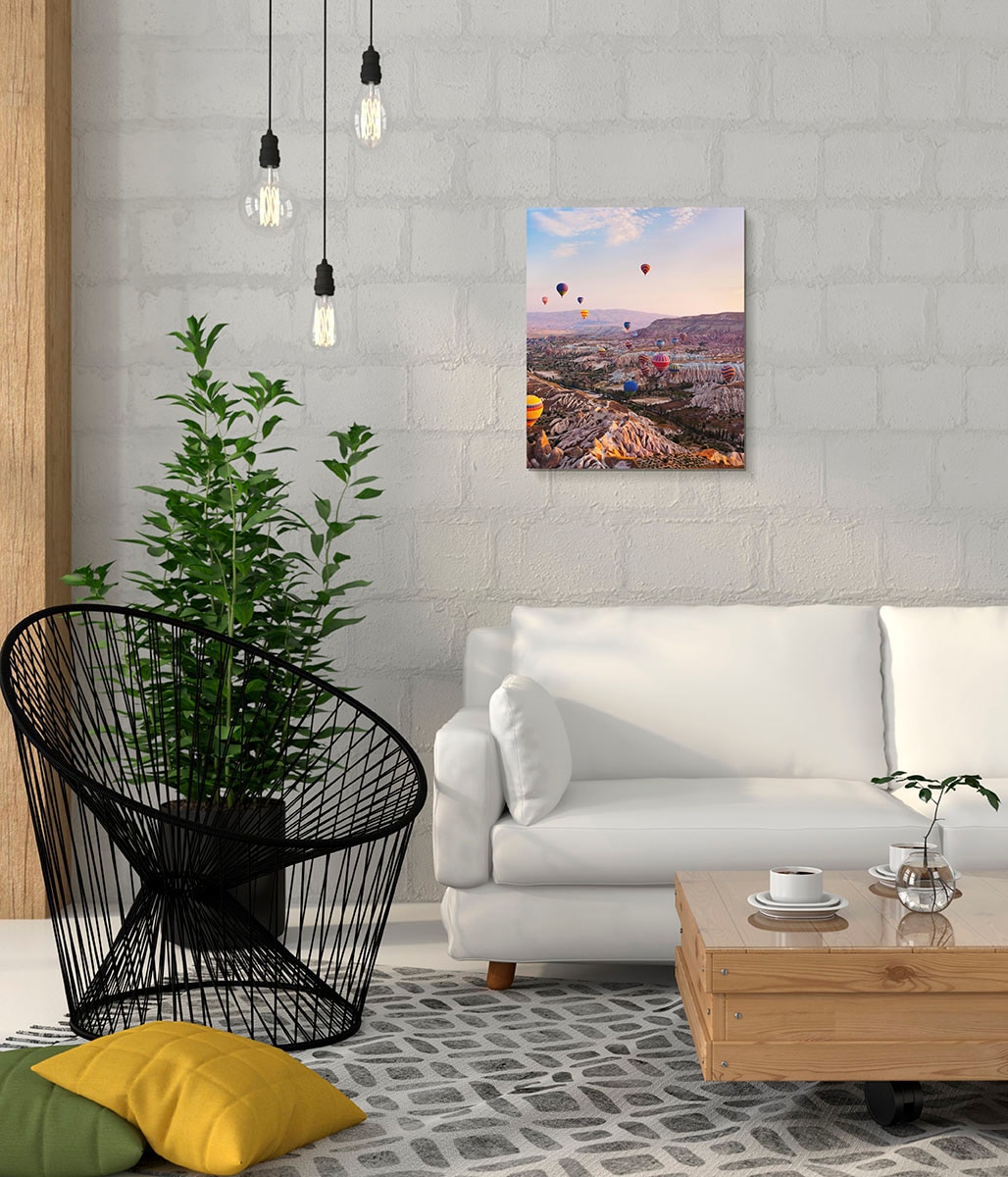 Marmony Infrarotheizung »Motiv Heißluftballon«, BxHxT: 50x60x2 cm, mit Fernbedienung und Timer