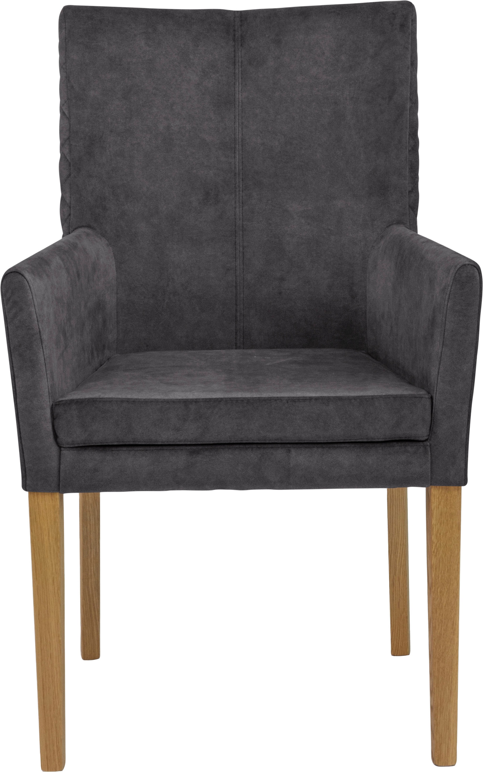 Leonique Armlehnstuhl "Vence" (Set) 1 Stk.mit Rautensteppung in der Rückenl günstig online kaufen