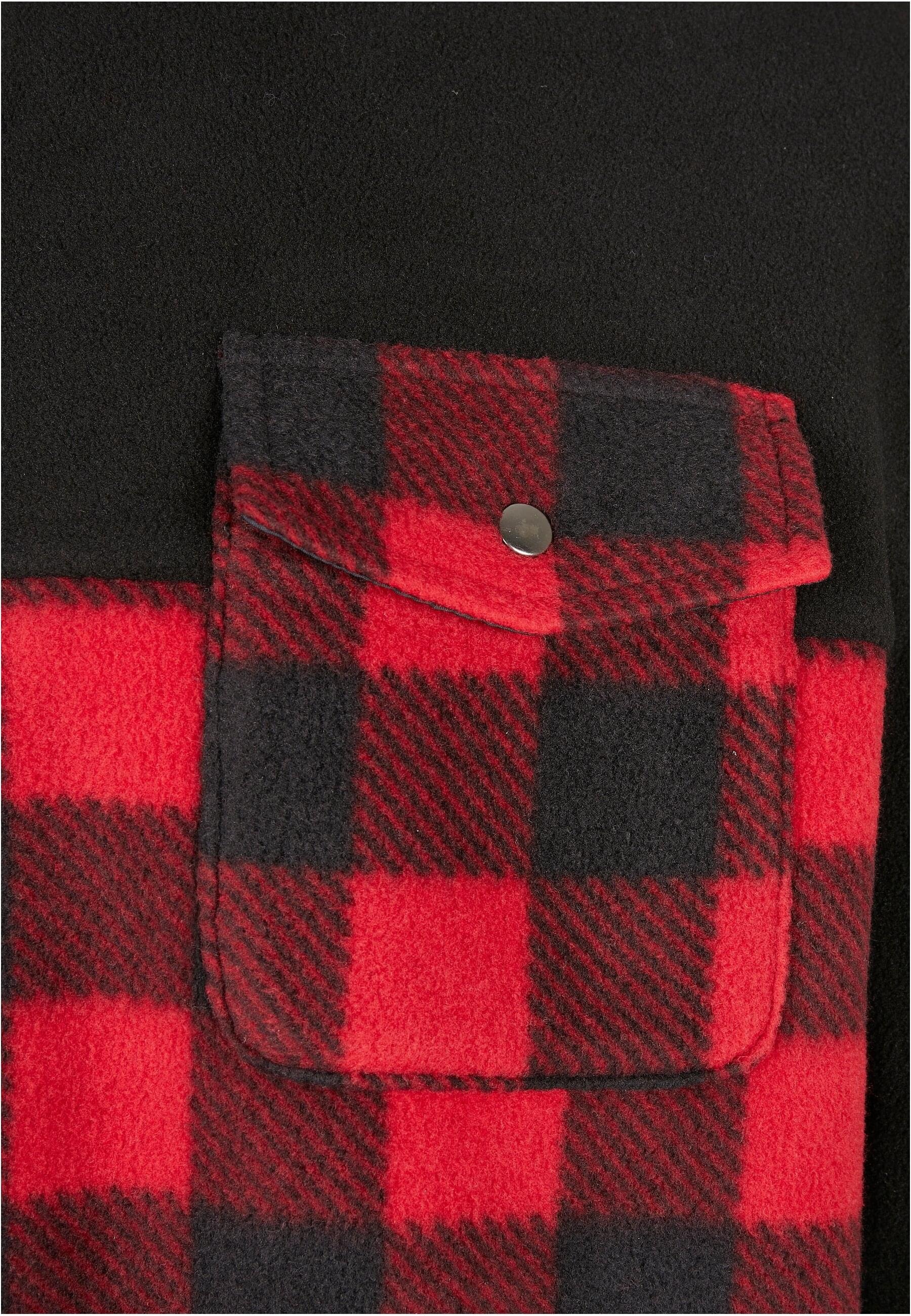 URBAN CLASSICS Winterjacke »Urban Classics Herren Patterned Polar Fleece Track Jacket«, (1 St.), mit Kapuze