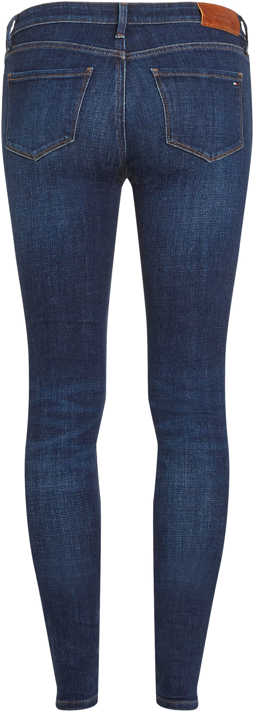 Tommy Hilfiger Skinny-fit-Jeans »TH FLEX COMO SKINNY RW GYA«, mit Tommy  Hilfiger Logo-Badge bestellen | BAUR
