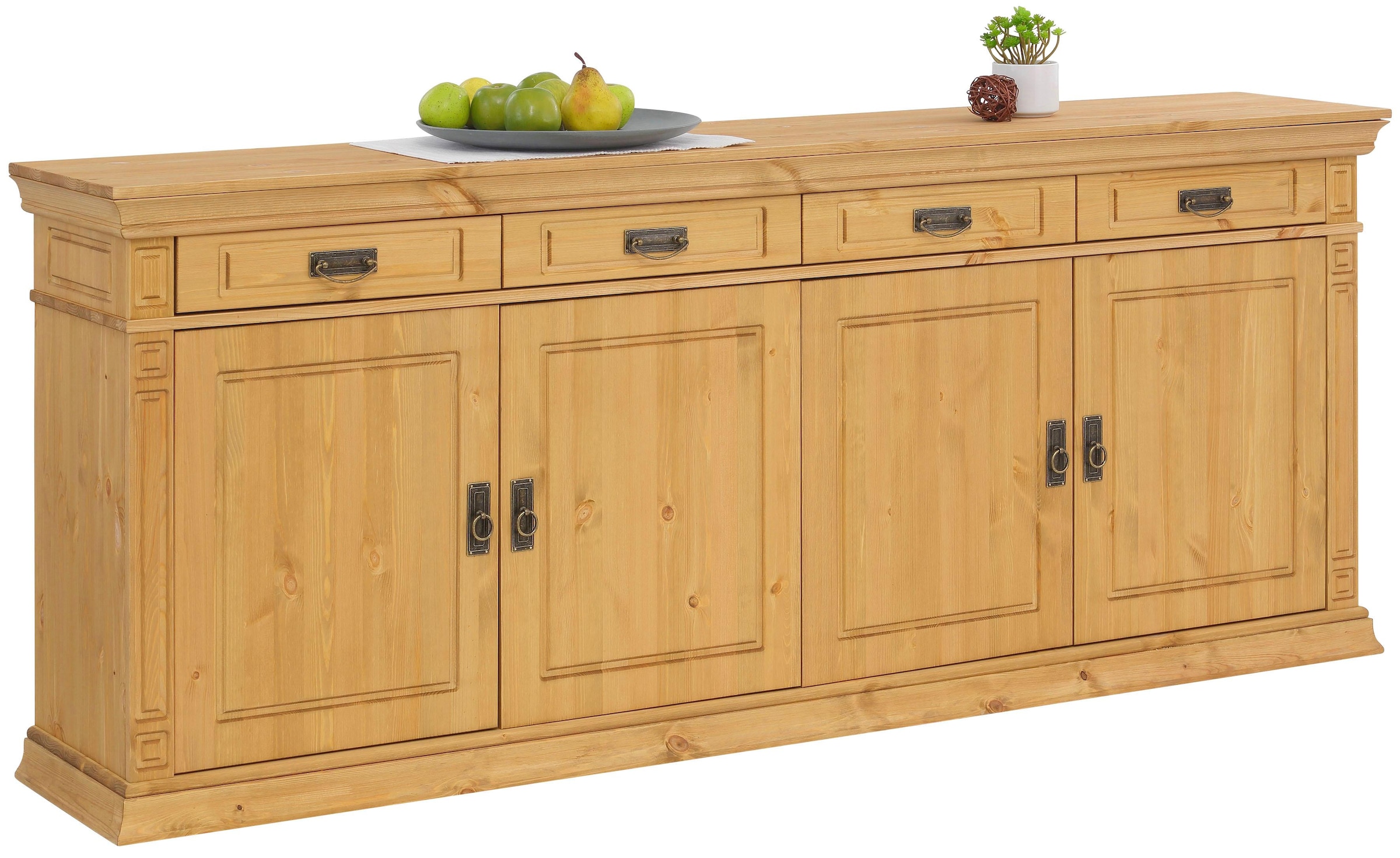 Home affaire Sideboard »Vinales«, im klassischen Landhausstil, Breite 204 cm