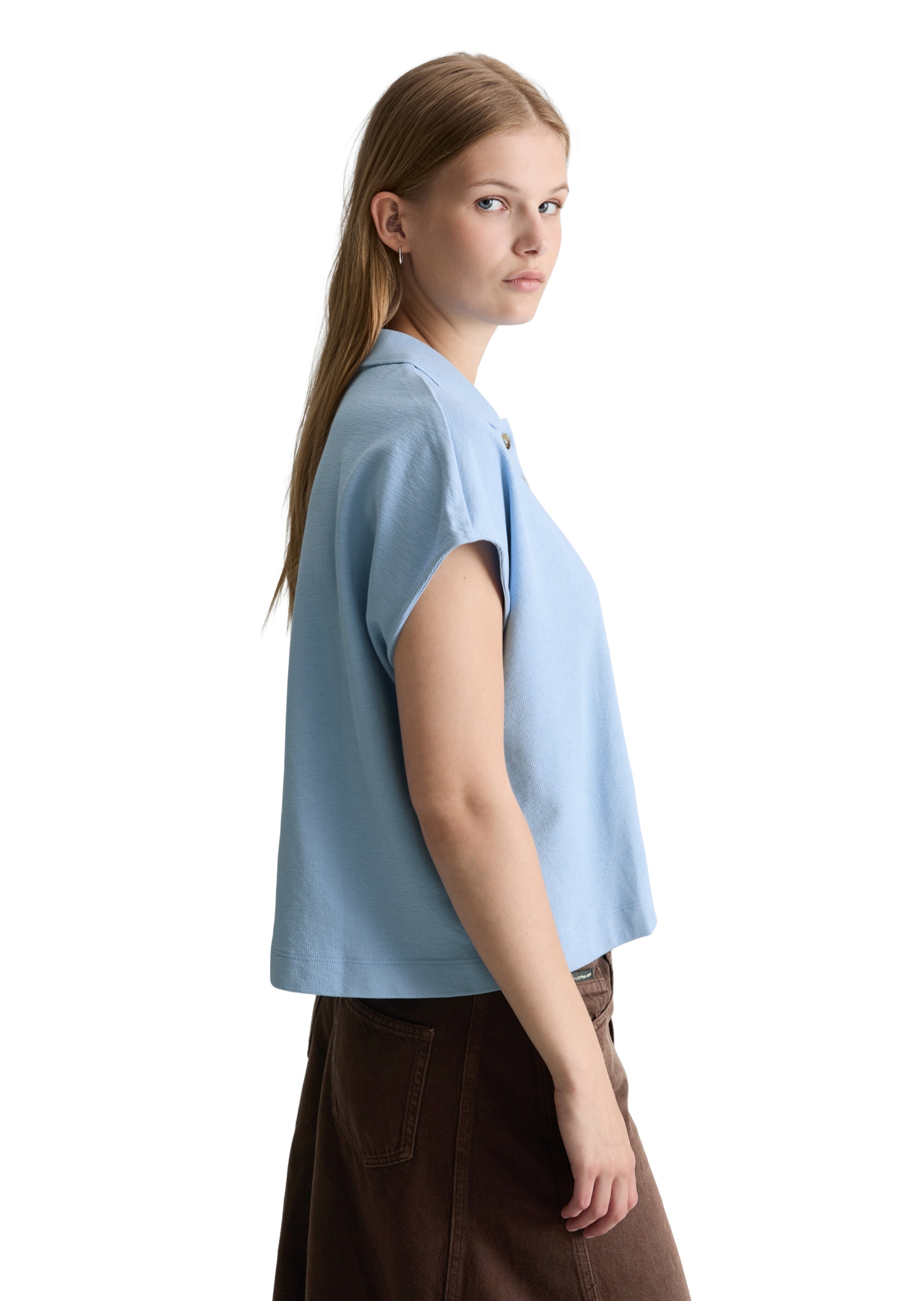 Marc O'Polo DENIM Poloshirt »aus schwerem Single Jersey«