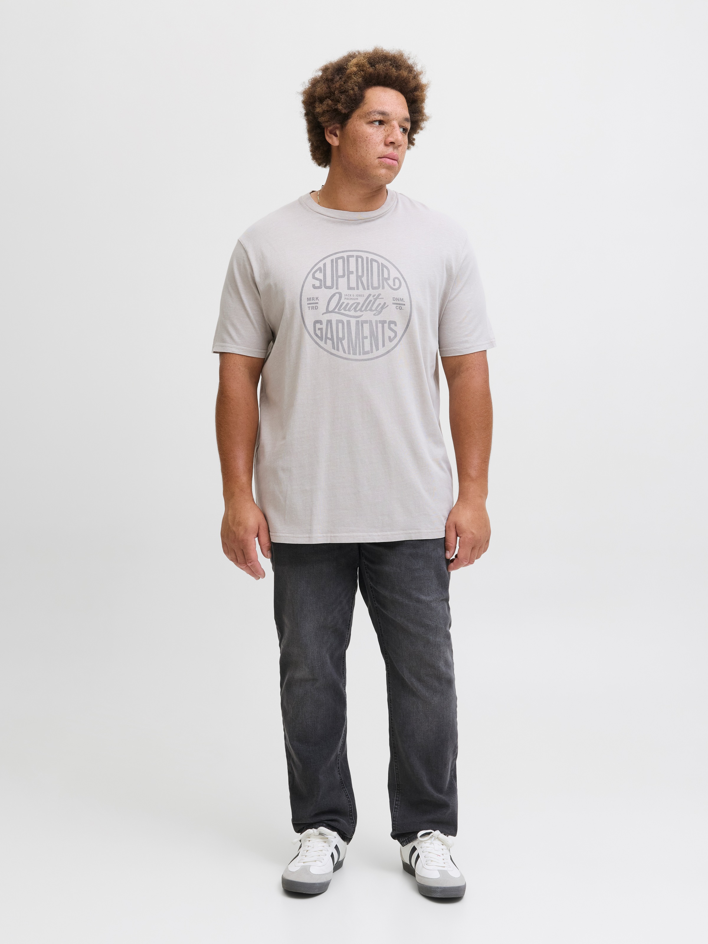 Jack & Jones Glenn Original Plus Size Black Denim 44 3