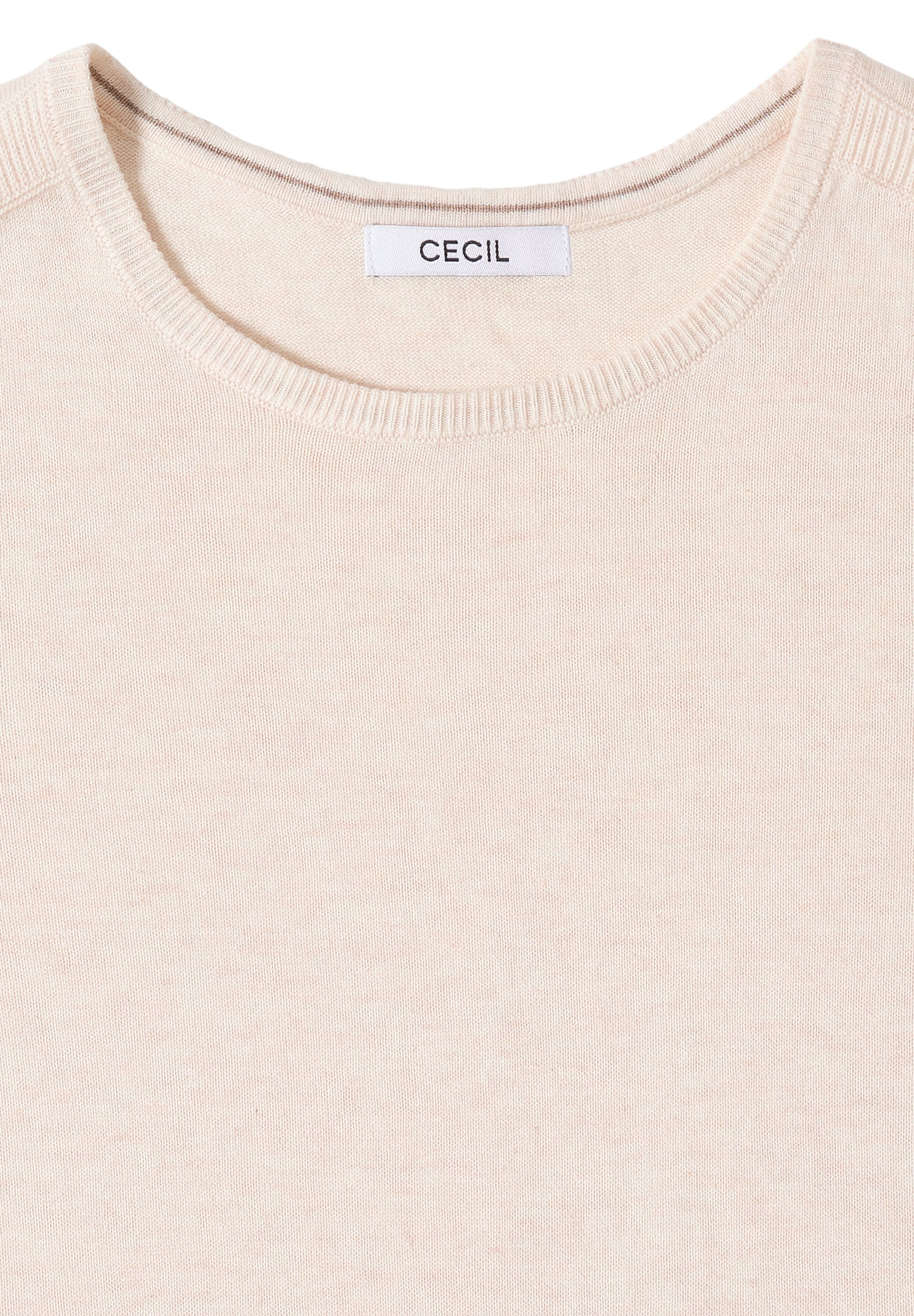 Cecil Strickpullover, mit feinem Detail an der Schulter und Viskose-Anteil