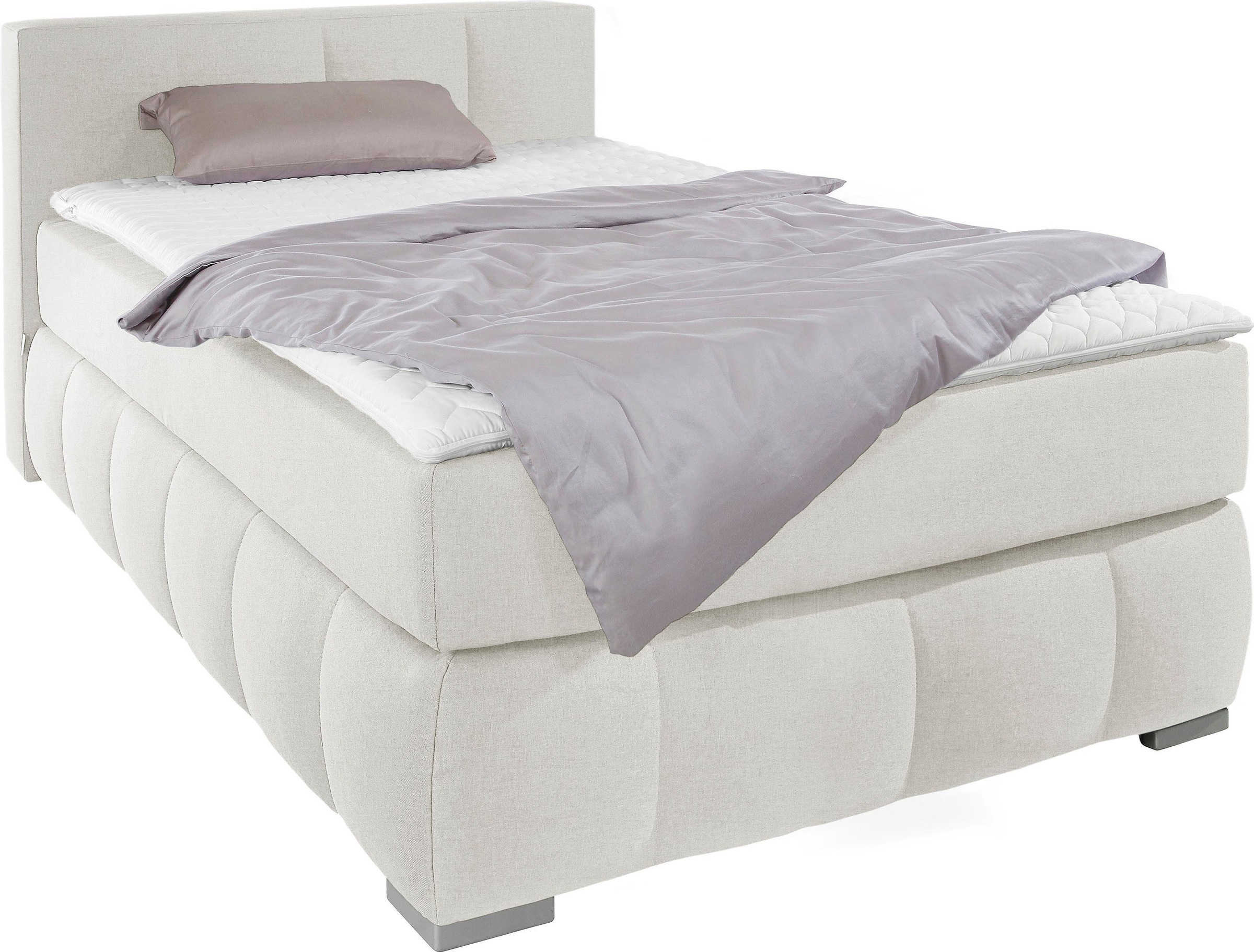 Home affaire Boxspringbett "Chelles" inkl. Topper, in XXL- Überlänge 220 cm günstig online kaufen