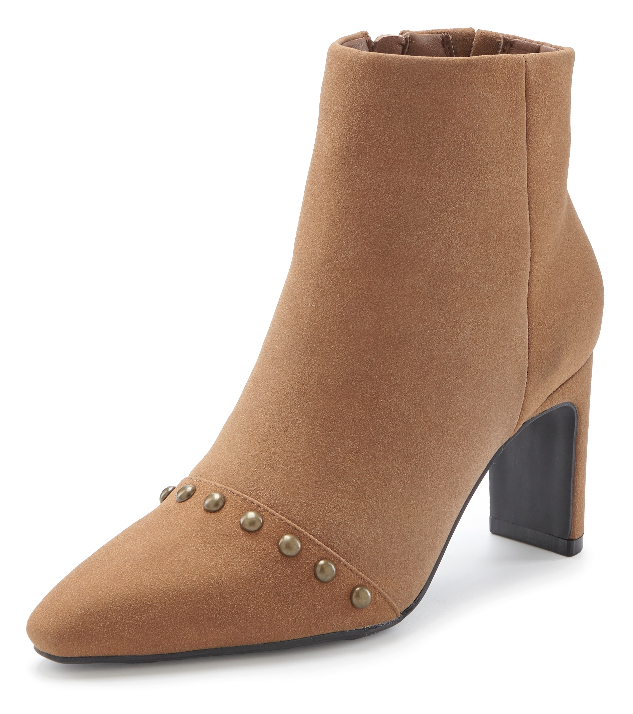 LASCANA Stiefelette »Stiefel,«  in spitzer Form, Reißverschluss Stiefel VEGAN