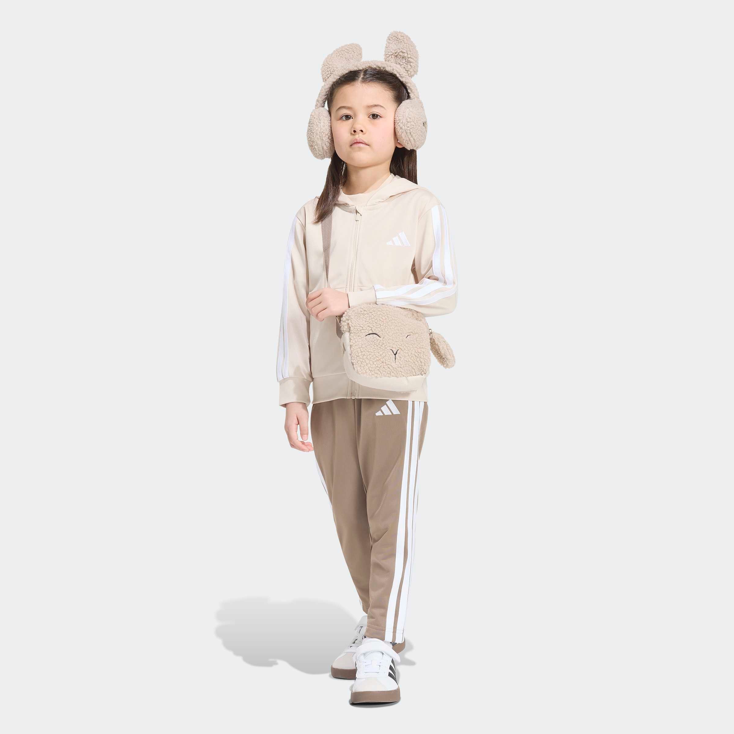 adidas Sportswear Trainingsanzug »ESSENTIALS KIDS« 2 mit 3-Streifen, aus weichem Trikotstoff, mit CLIMACOOL Technologie