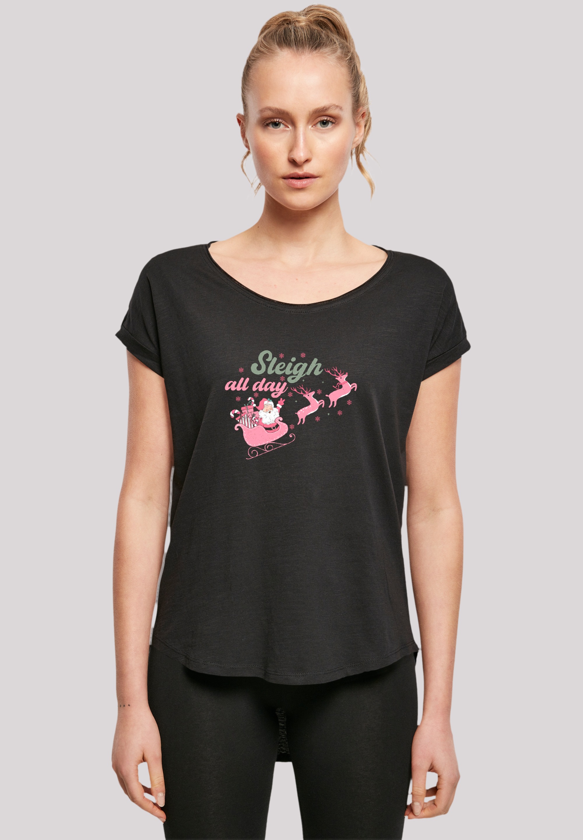 F4NT4STIC "Sleigh all day Santas Reindeers" Premium Qualität, Weihnachts-Kollection