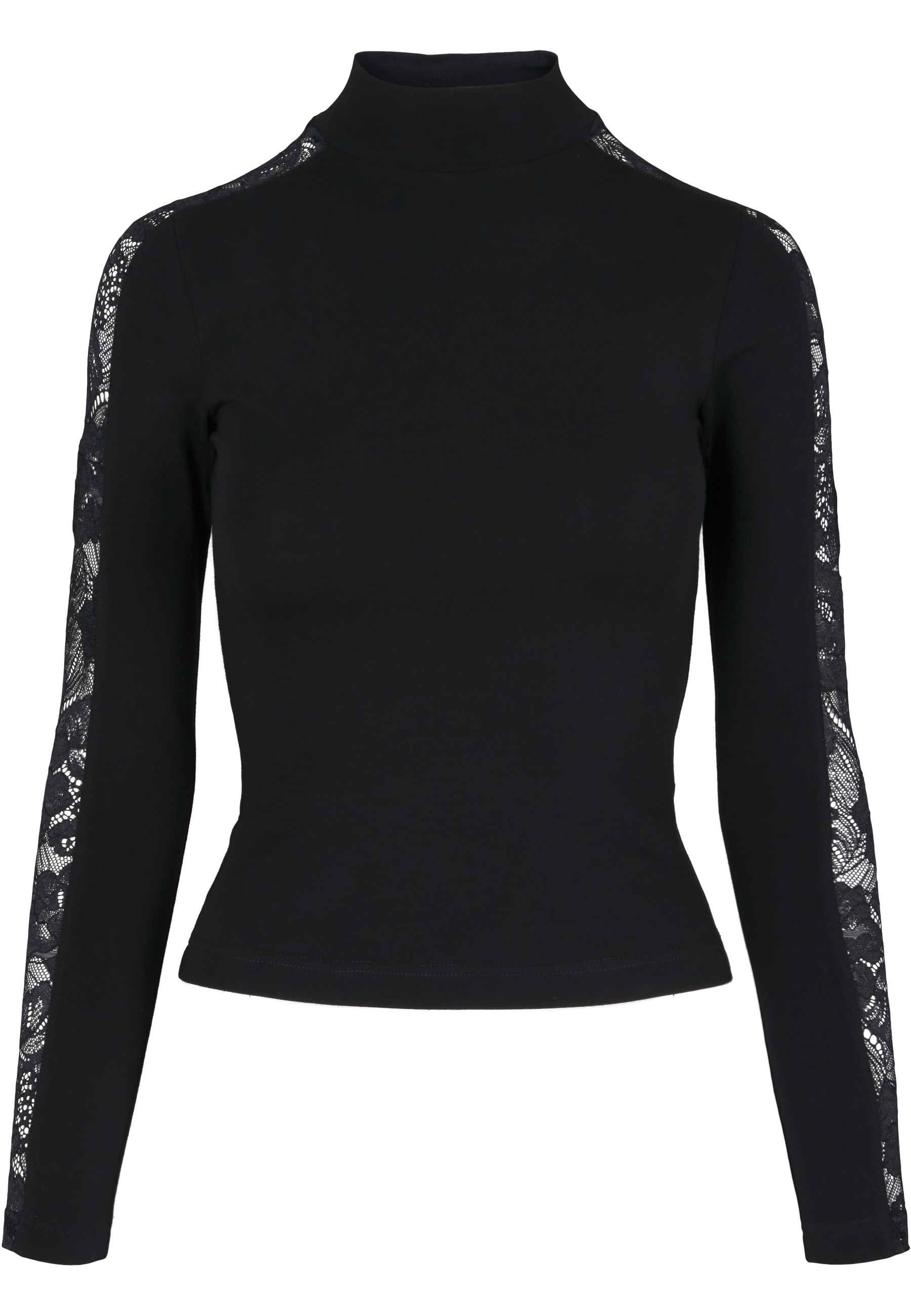 URBAN CLASSICS T-Shirt "Urban Classics Damen Ladies Lace Striped LS" 1