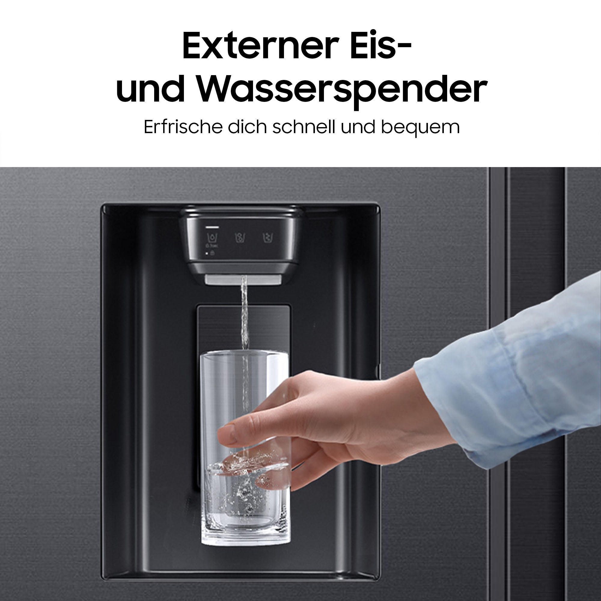 Samsung Side-by-Side RS80F »RS80F64KEF« 178 cm hoch 91,2 cm breit