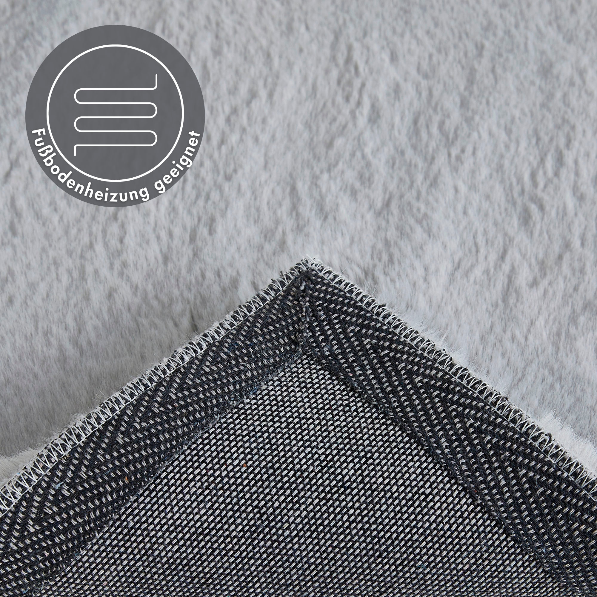 LUXOR living Fellteppich »Novara«, rechteckig, 30 mm Höhe, Kunstfell, Kaninchenfell-Haptik, besonders weicher Hochflor
