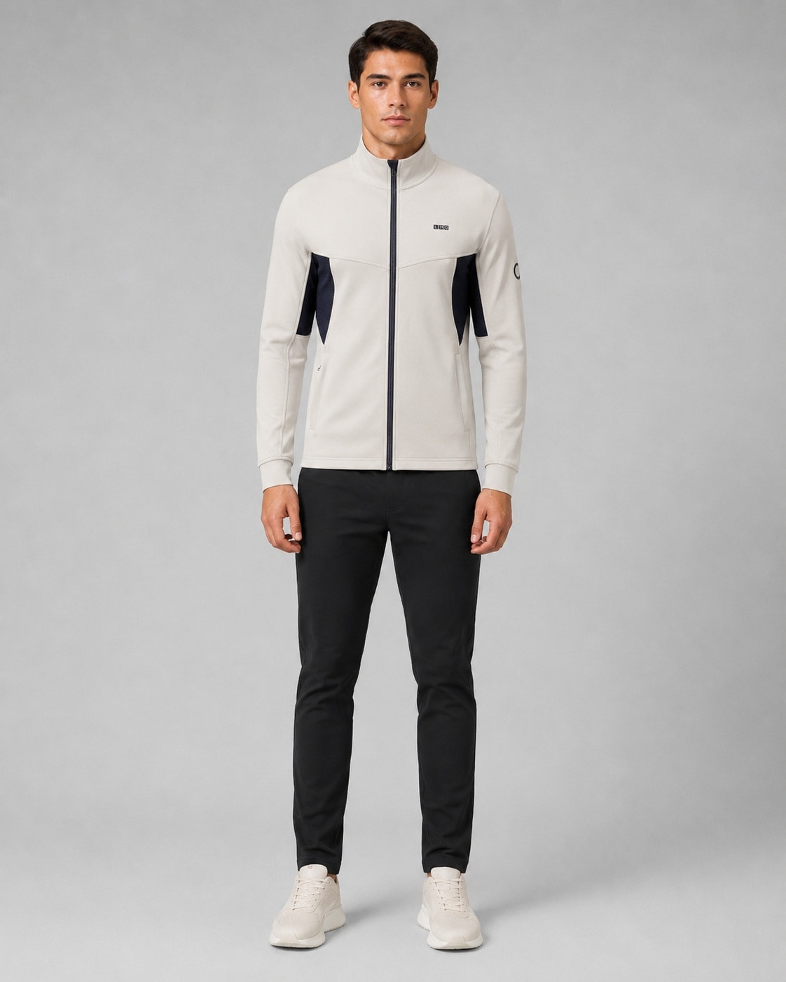 LPO Trainingsjacke »Trainingsjacke, Sportjacke Aiden« mit Allover‑Print