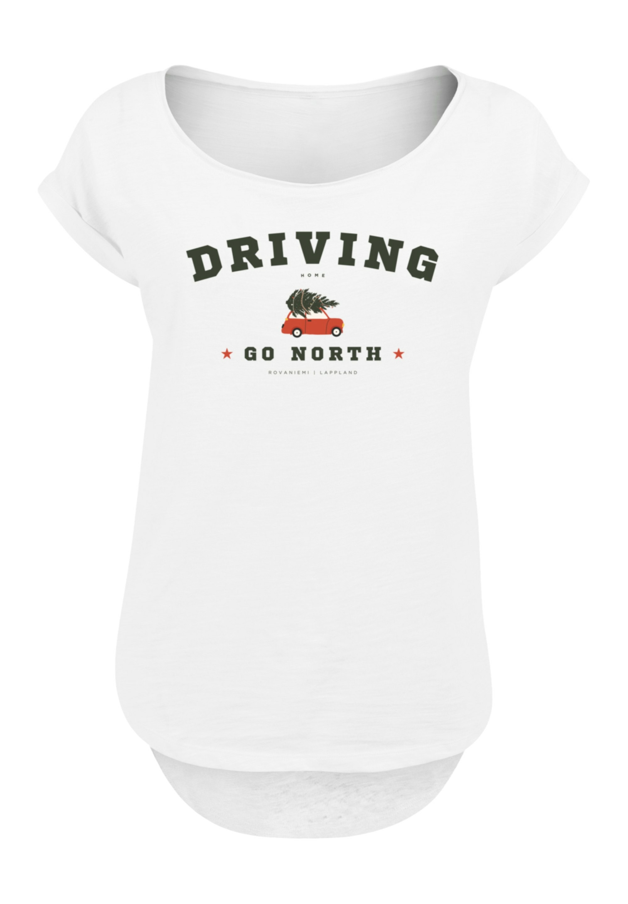 F4NT4STIC T-Shirt »Driving Home Weihnachten«, Weihnachten, Geschenk, Logo