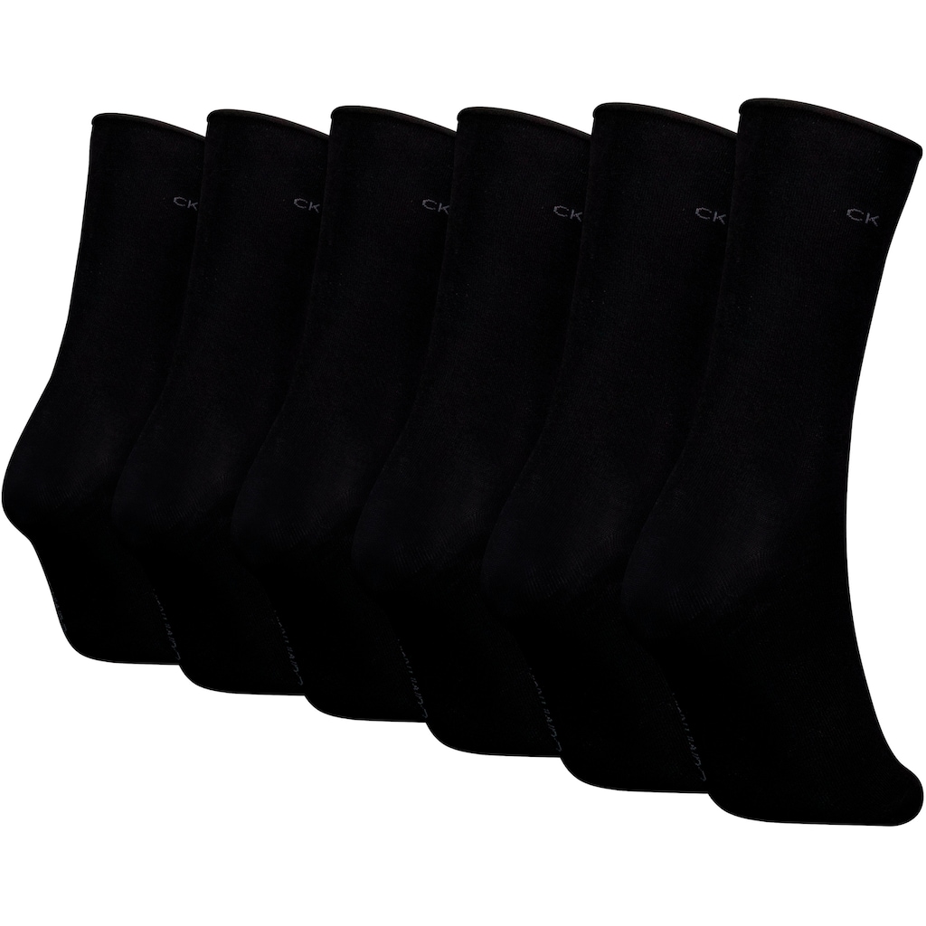 Calvin Klein Socken, (Packung, 6 Paar), CALVIN KLEIN CREW SOCKS
