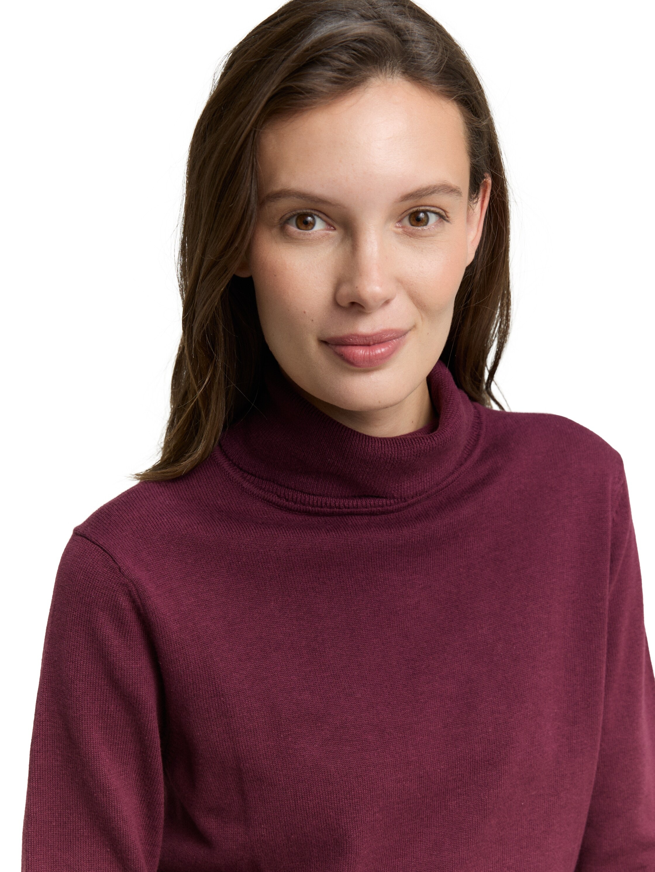 Thumbnail - TOM TAILOR Rollkragenpullover mit Rippbündchen