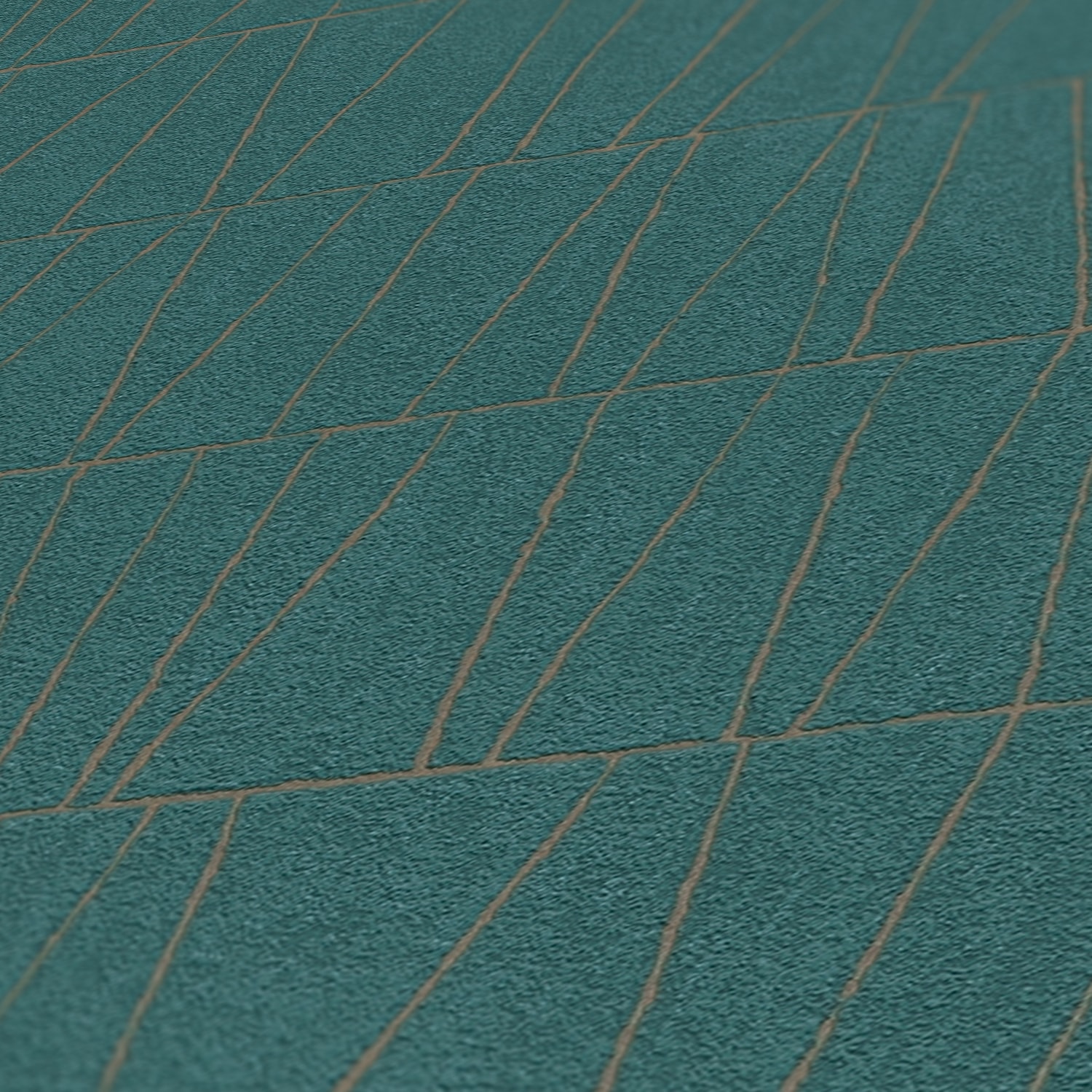 A.S. Création Vliestapete »Jade 2 Grafik-Tapete Mustertapete Metallic-Effekt Dreiecke«, glänzend, Vliestapete geometrisch für Schlafzimmer Küche Wohnzimmer Grafik Flur