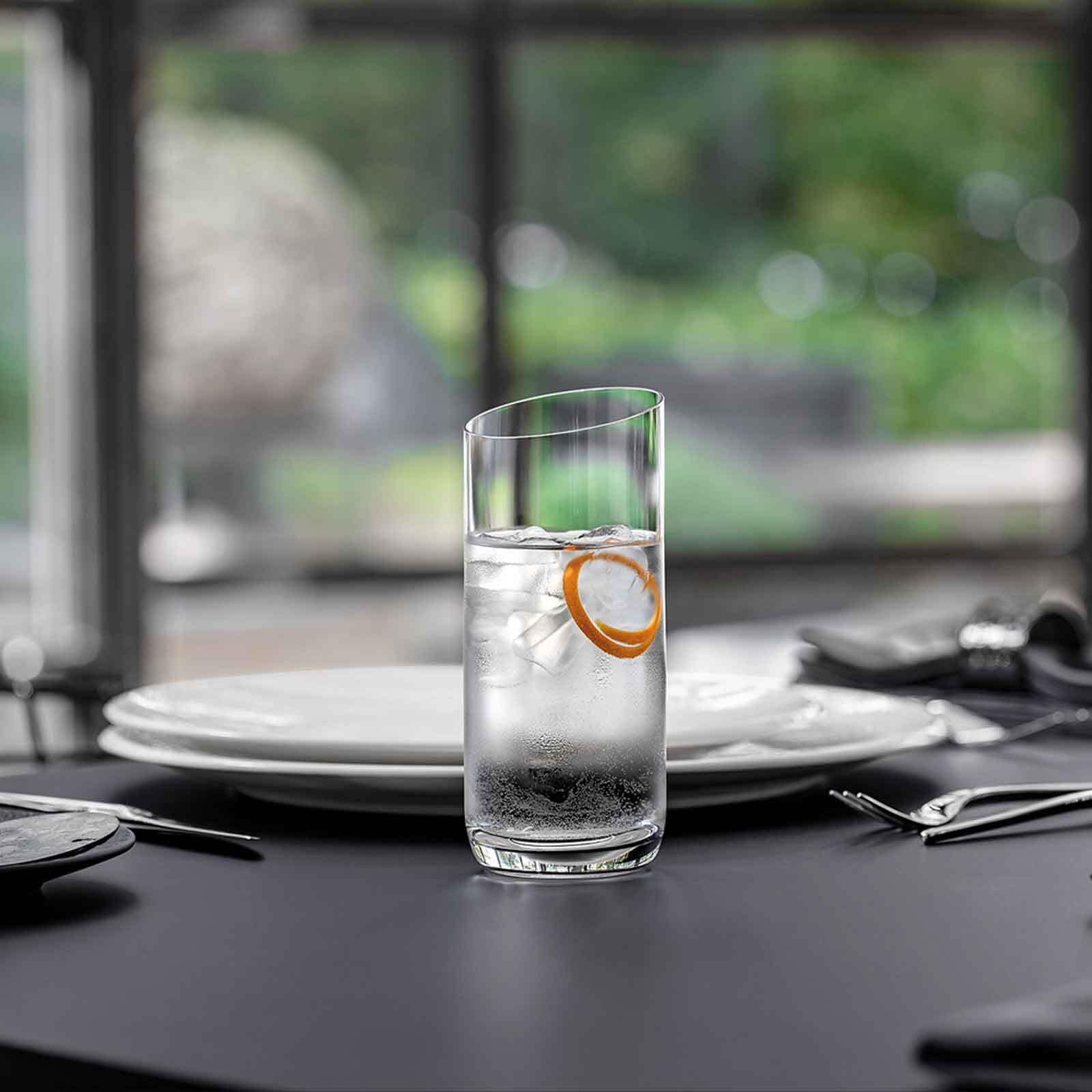 Villeroy & Boch Longdrinkglas »Longdrinkgläser NewMoon 370 ml 4er Set transparent«