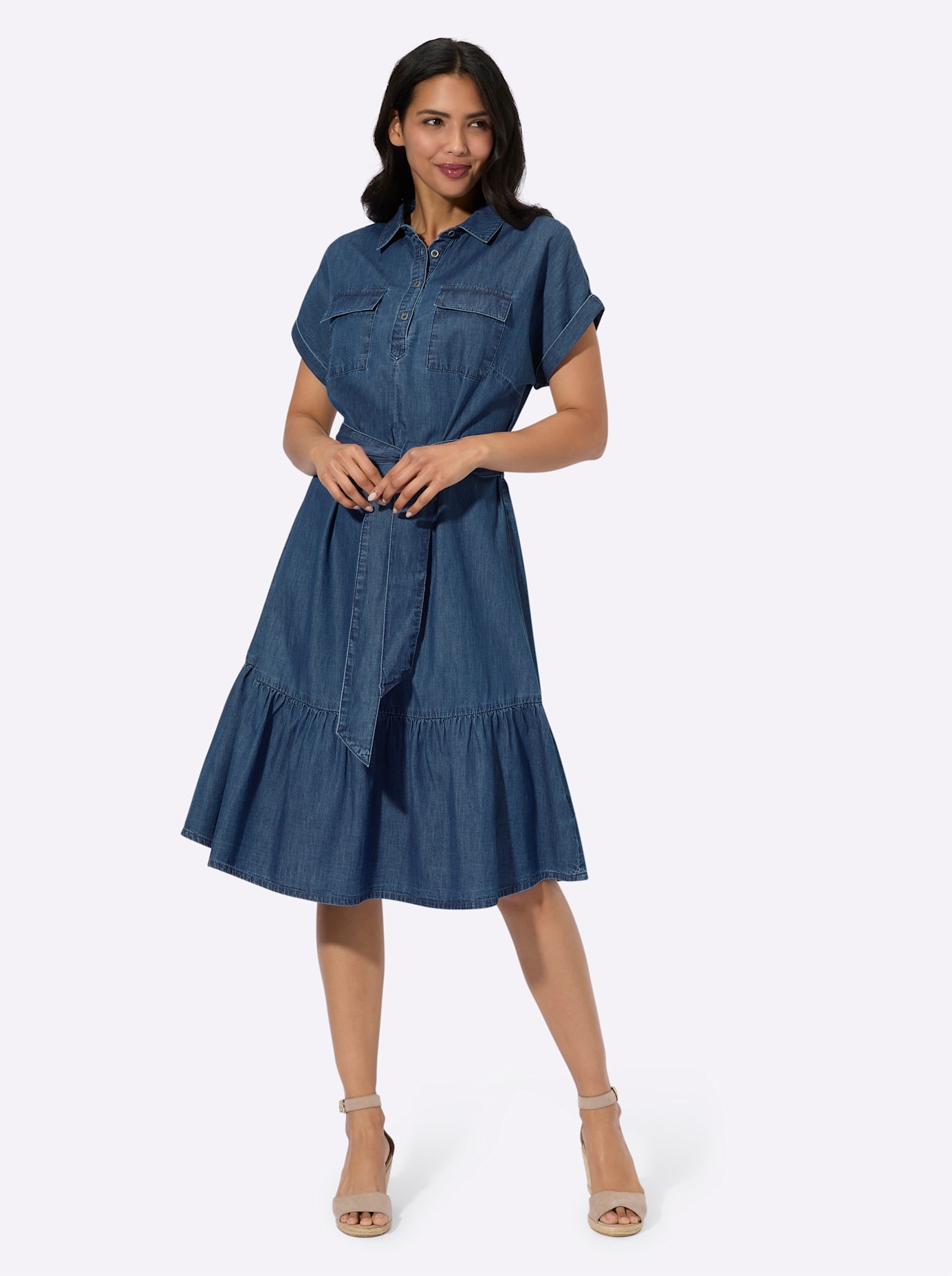 Classic Basics Jeanskleid "Jeans-Kleid" günstig online kaufen