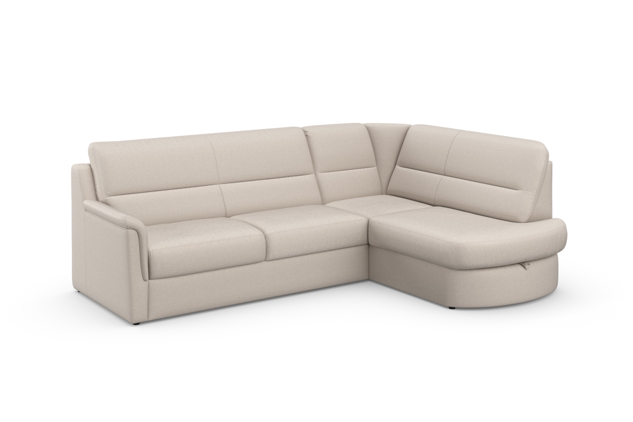 sit&more Ecksofa »Panini L-Form«, wahlweise mit Bettfunktion und Bettkasten