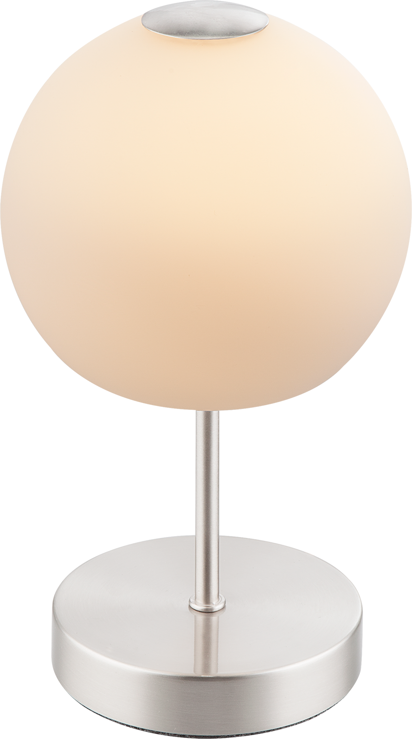 GLOBO LIGHTING LED Tischleuchte »TRUDE«, Leuchtmittel LED-Modul | LED fest integriert, Tischlampe/Schlafzimmer/Wohnzimmer/Glas opal