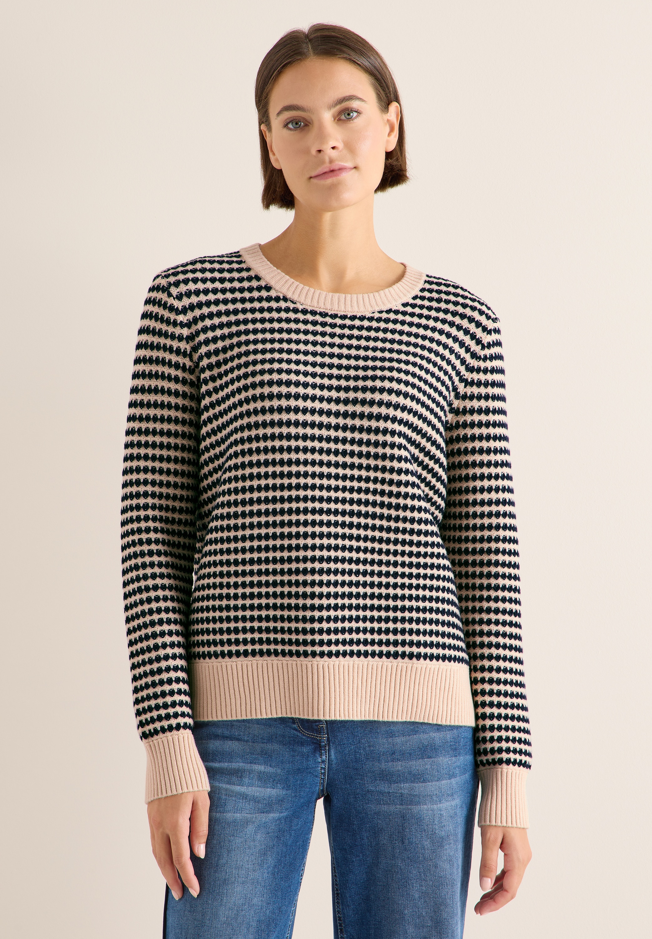 Cecil Strickpullover, aus softem Materialmix günstig online kaufen