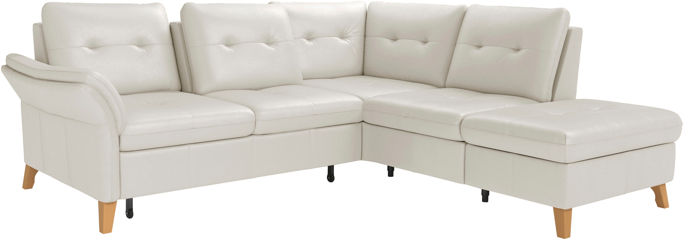 sit&more Ecksofa »Göteborg«, inkl. Sitztiefenverstellung, wahlweise mit Bettfunktion & Bettkasten