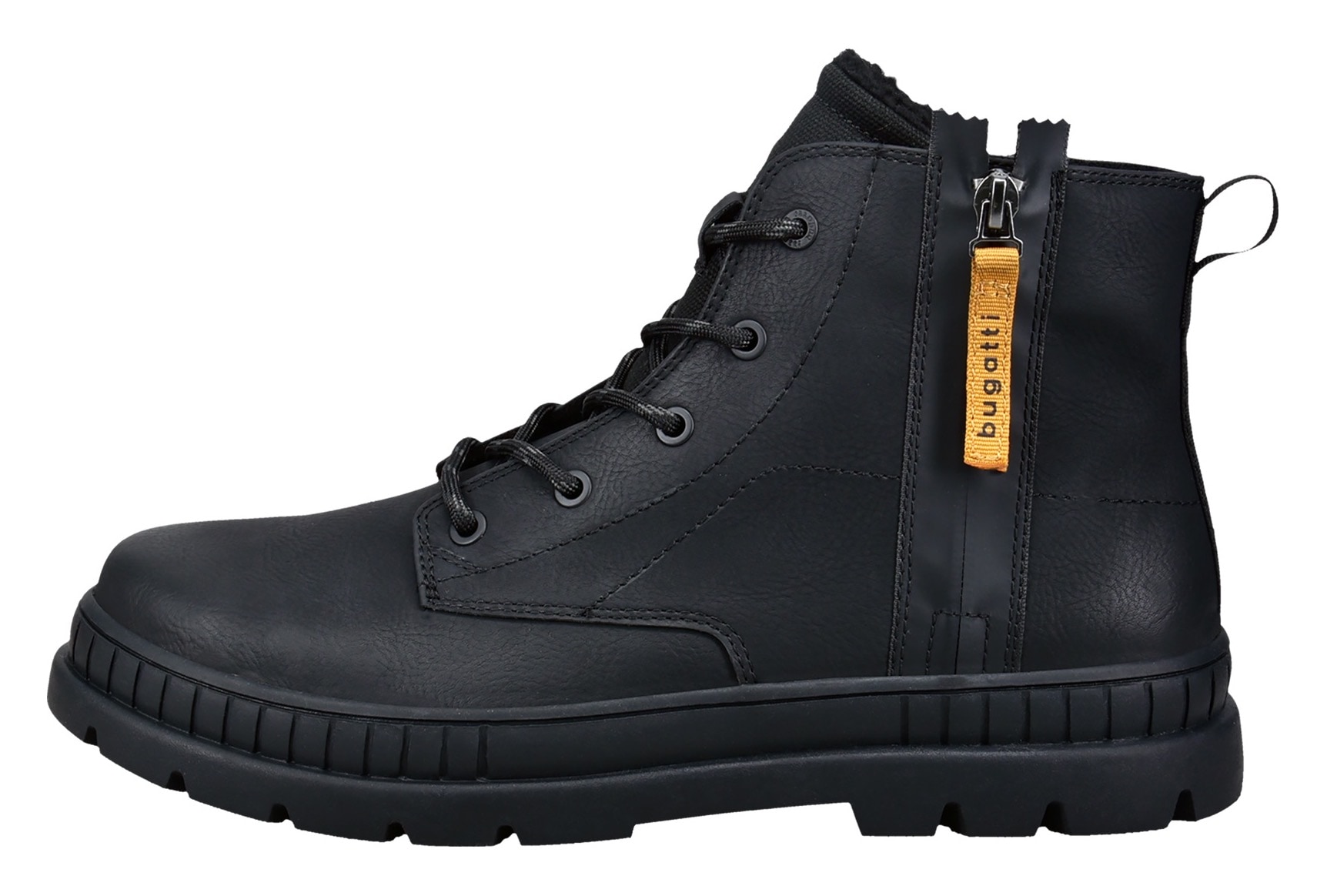 bugatti Winterboots, Plateauboots, Schnürboots im Monochrome Look