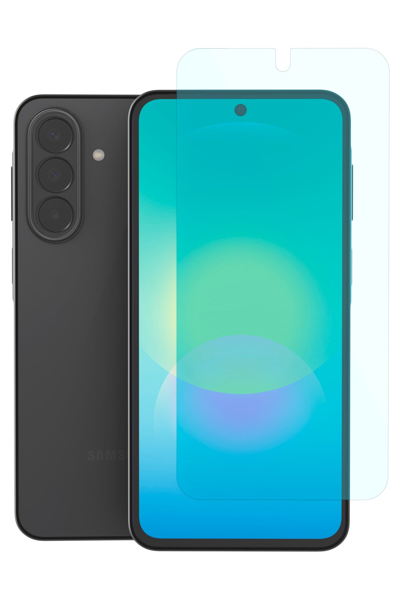 Samsung Displayschutzglas »Designed by Samsung Mobeen Tempered Glass« für Samsung Galaxy A27 Displayschutzfolie, Schutzfolie, Bildschirmschutz, kratz- & stoßfest