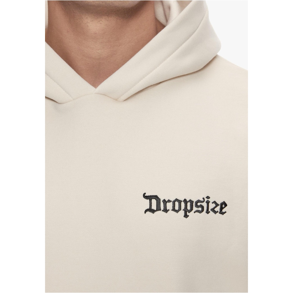 Dropsize Kapuzensweatshirt »Dropsize Herren Heavy Oversize Embo Hoodie«, (1 tlg.)