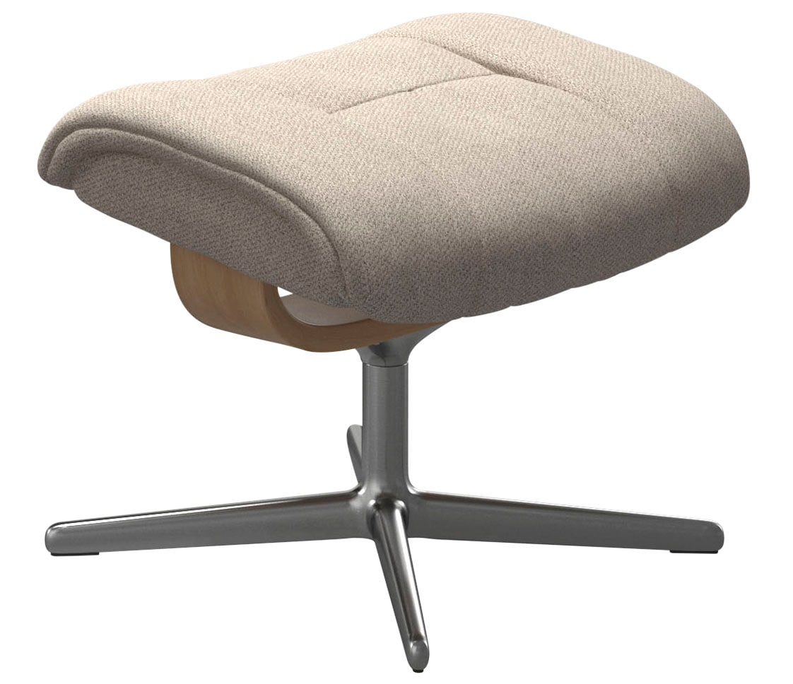 Stressless Fußhocker "Mayfair", mit Cross Base, Größe S, M & L, Holzakzent Eiche