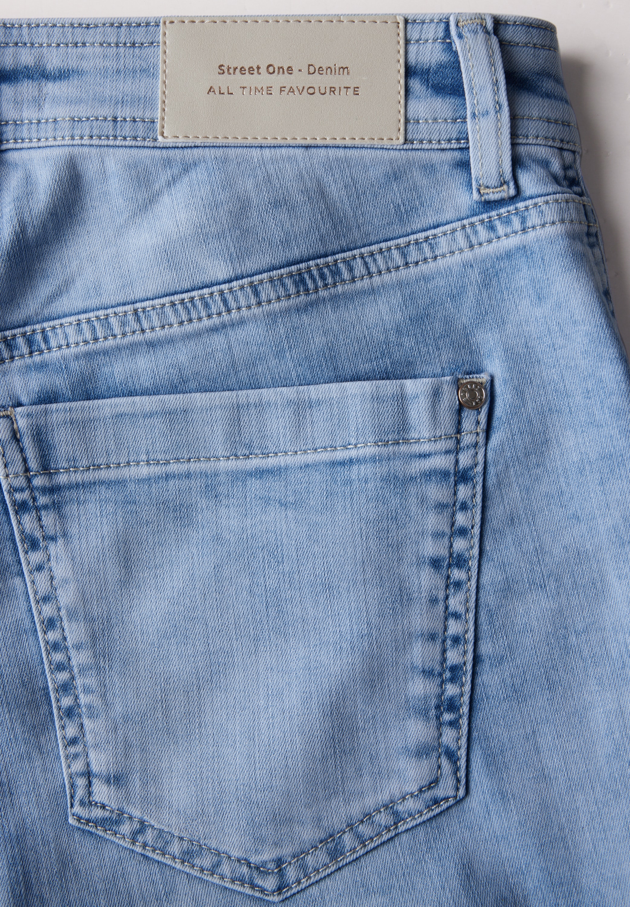 STREET ONE Relax-fit-Jeans, im Cargo-Look