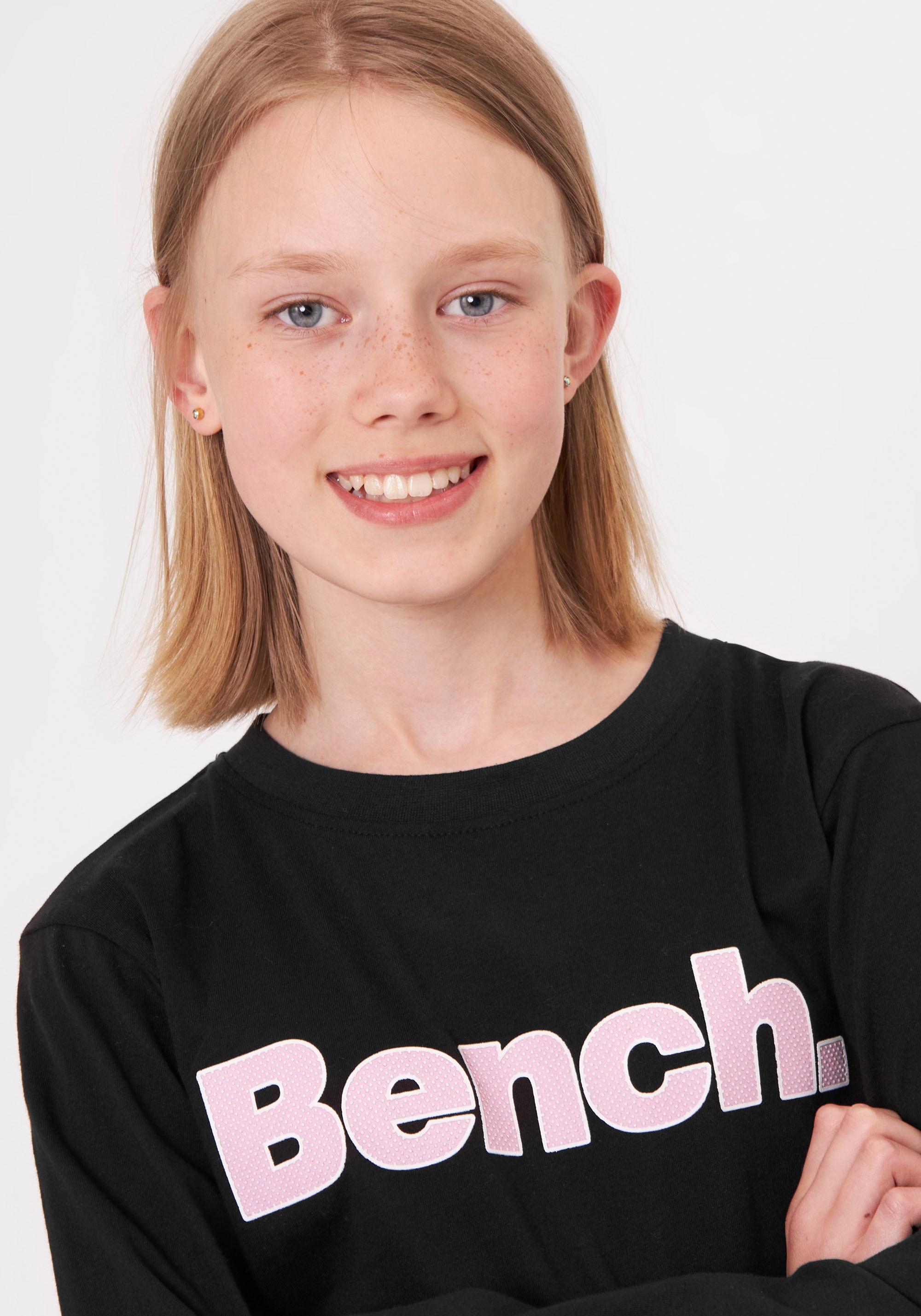 Bench. Langarmshirt »GEMMYG«, mit | kaufen Logodruck BAUR online