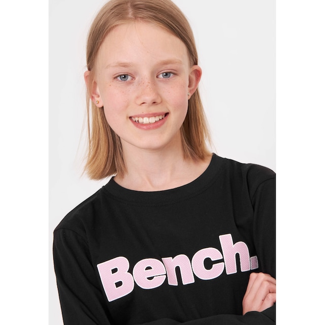 Bench. Langarmshirt »GEMMYG«, mit Logodruck online kaufen | BAUR