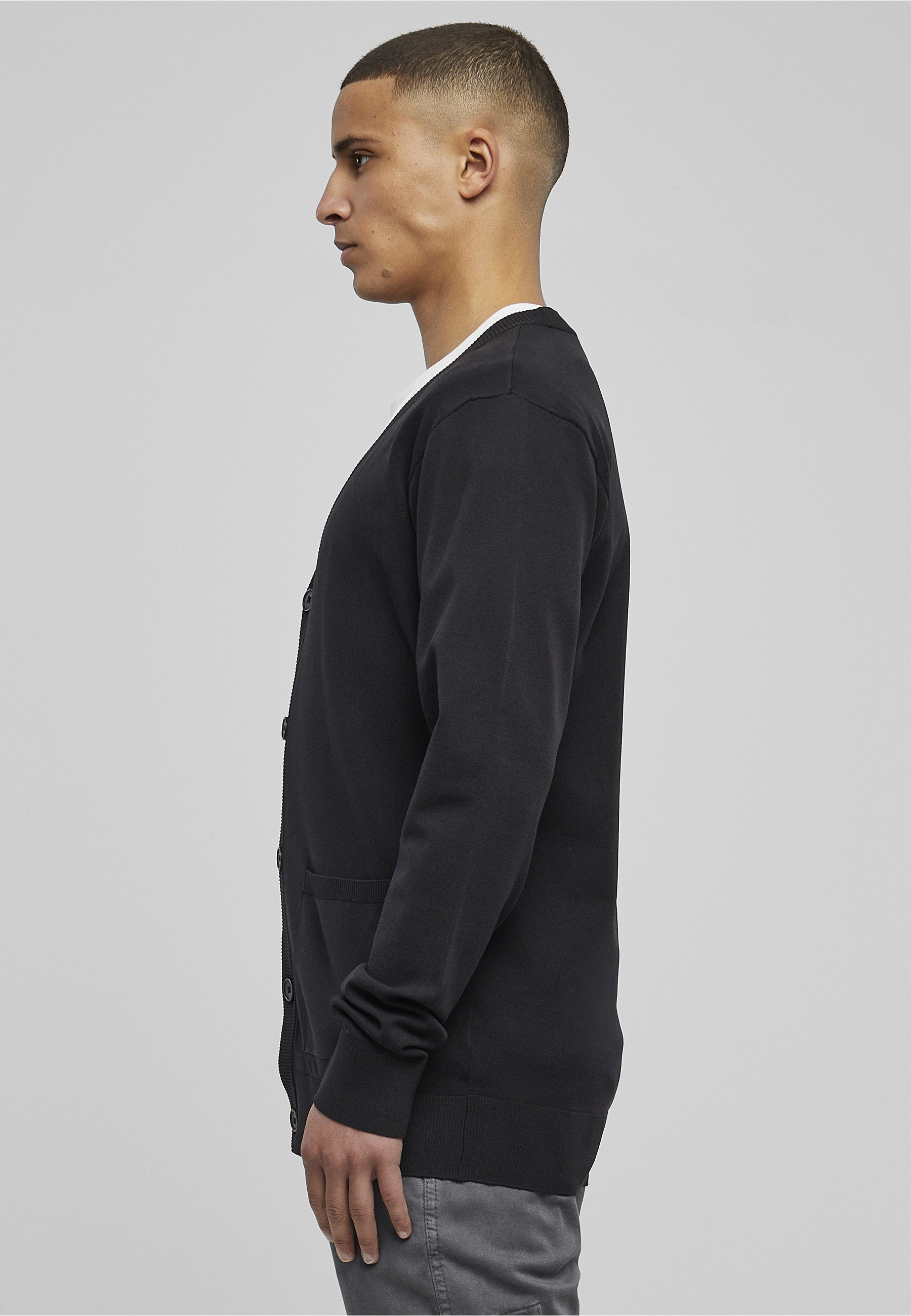 URBAN CLASSICS Cardigan »Urban Classics Herren Fine Cardigan« 1