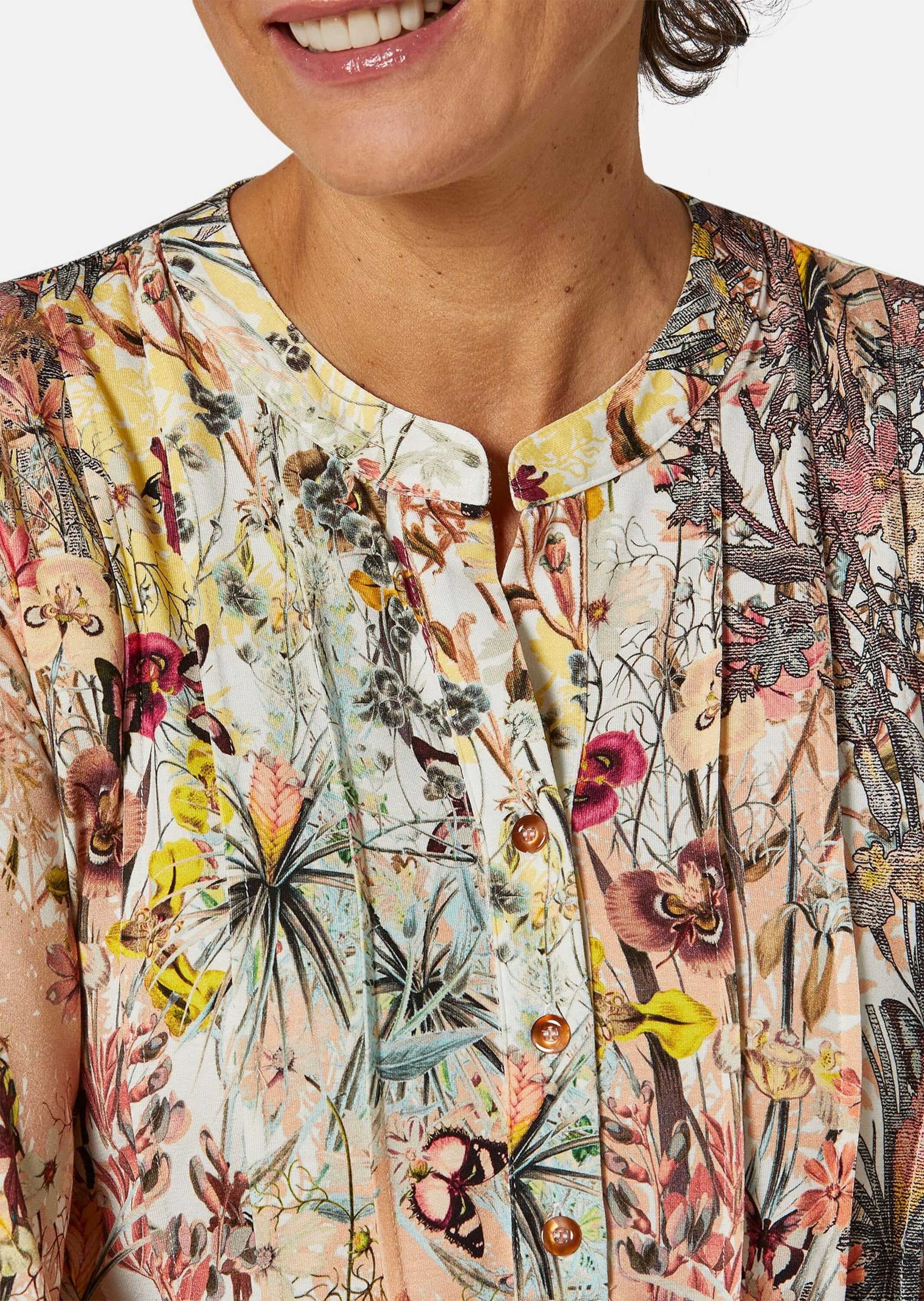 GOLDNER Print-Shirt »Figurschmeichelndes Drucktunika-Shirt«