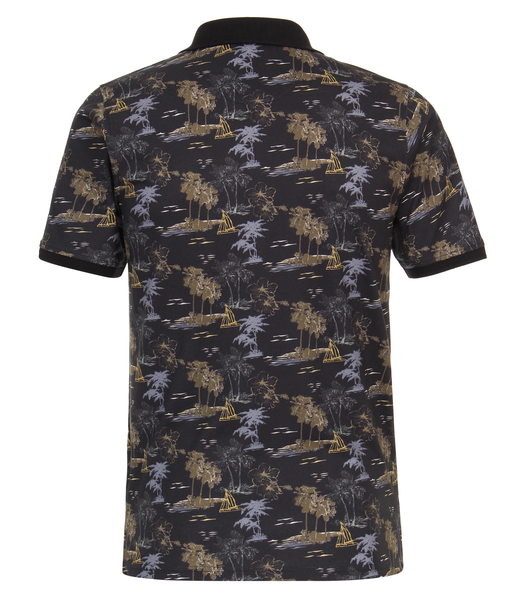 CASAMODA Poloshirt »CASAMODA Polo-Shirt gemustert«