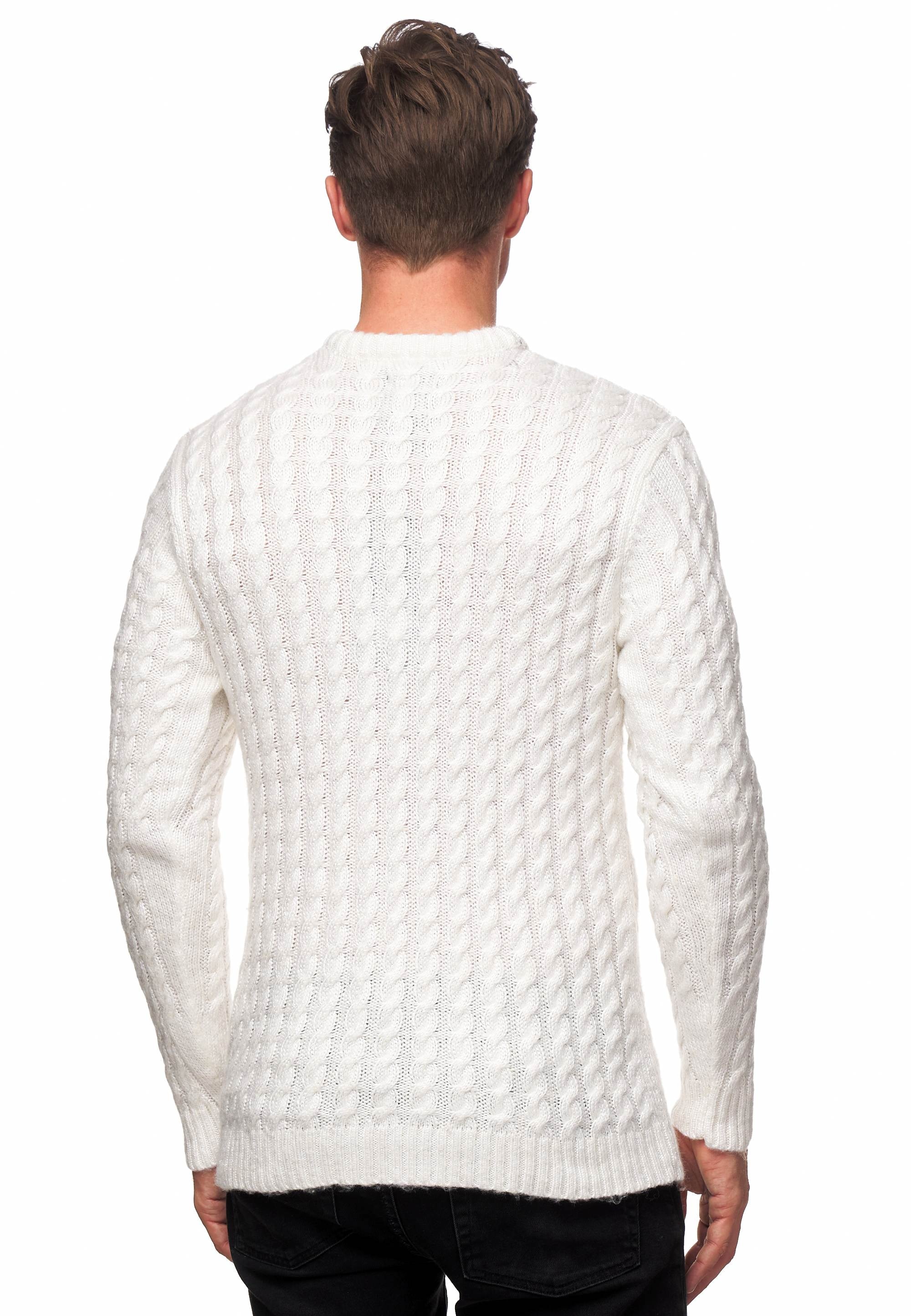 Rusty Neal Strickpullover, mit trendigem Zopfmuster