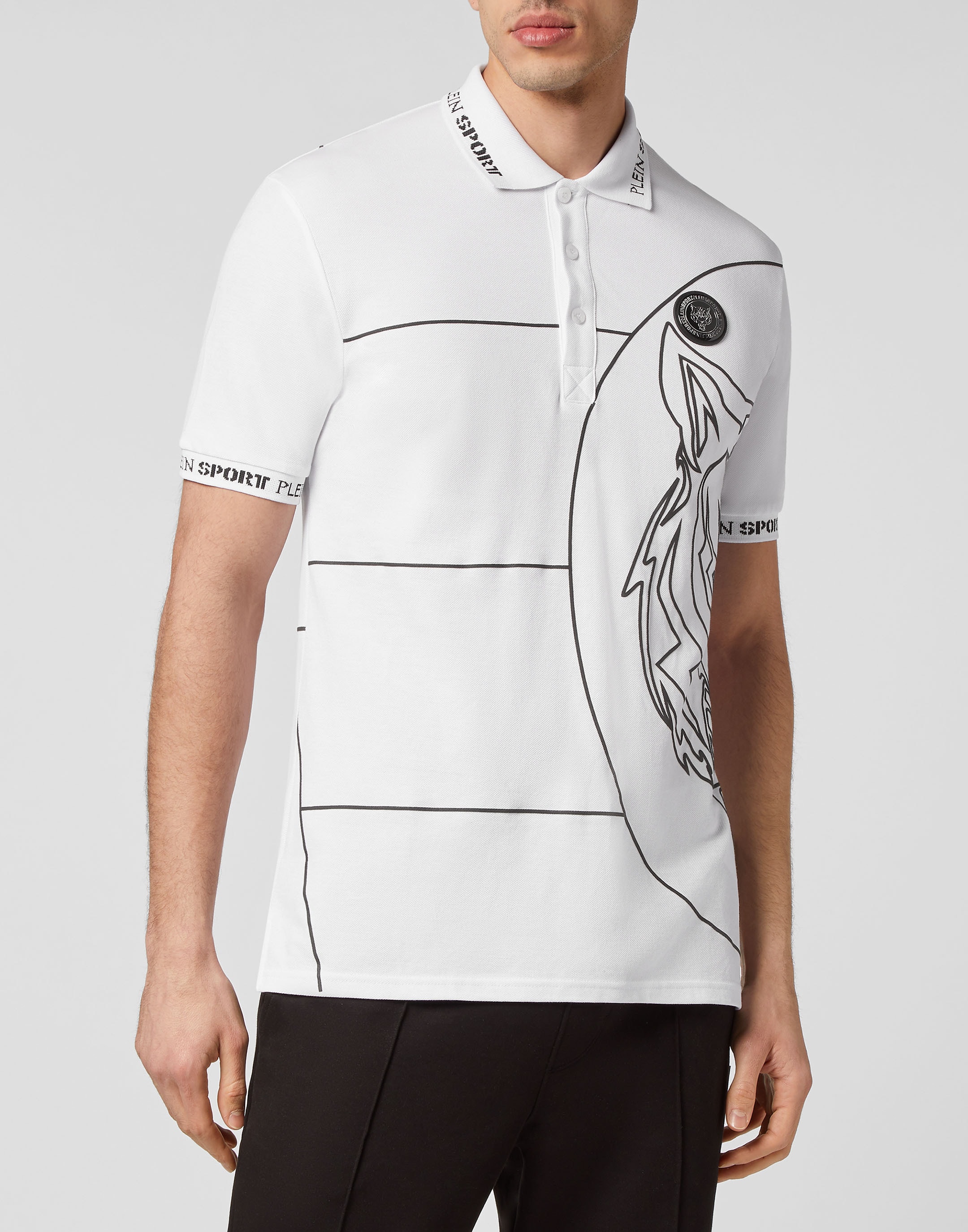 PLEIN SPORT Poloshirt "Poloshirt Tiger" günstig online kaufen