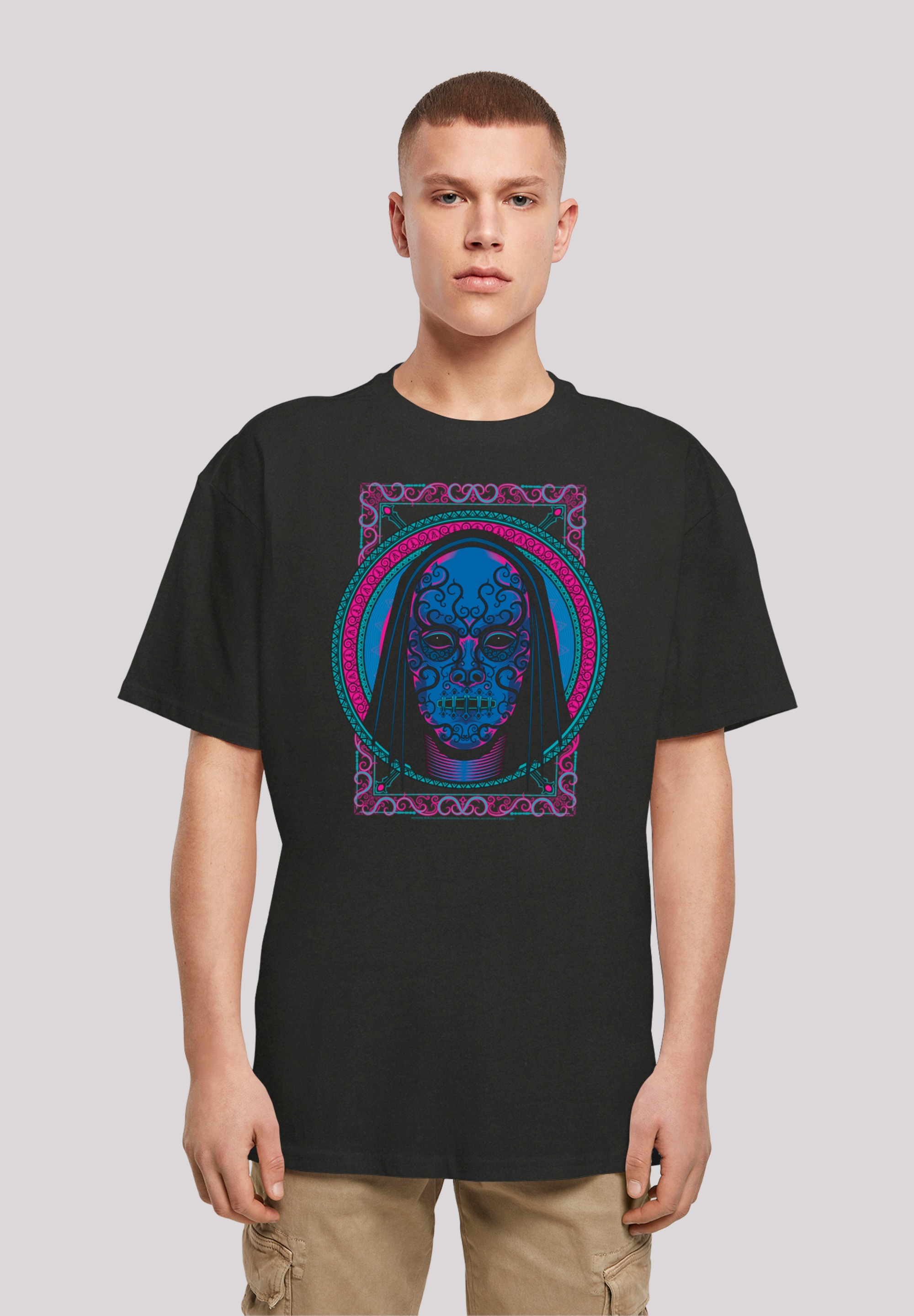 T-Shirt »Harry Potter Neon Death Eater Mask«, Print