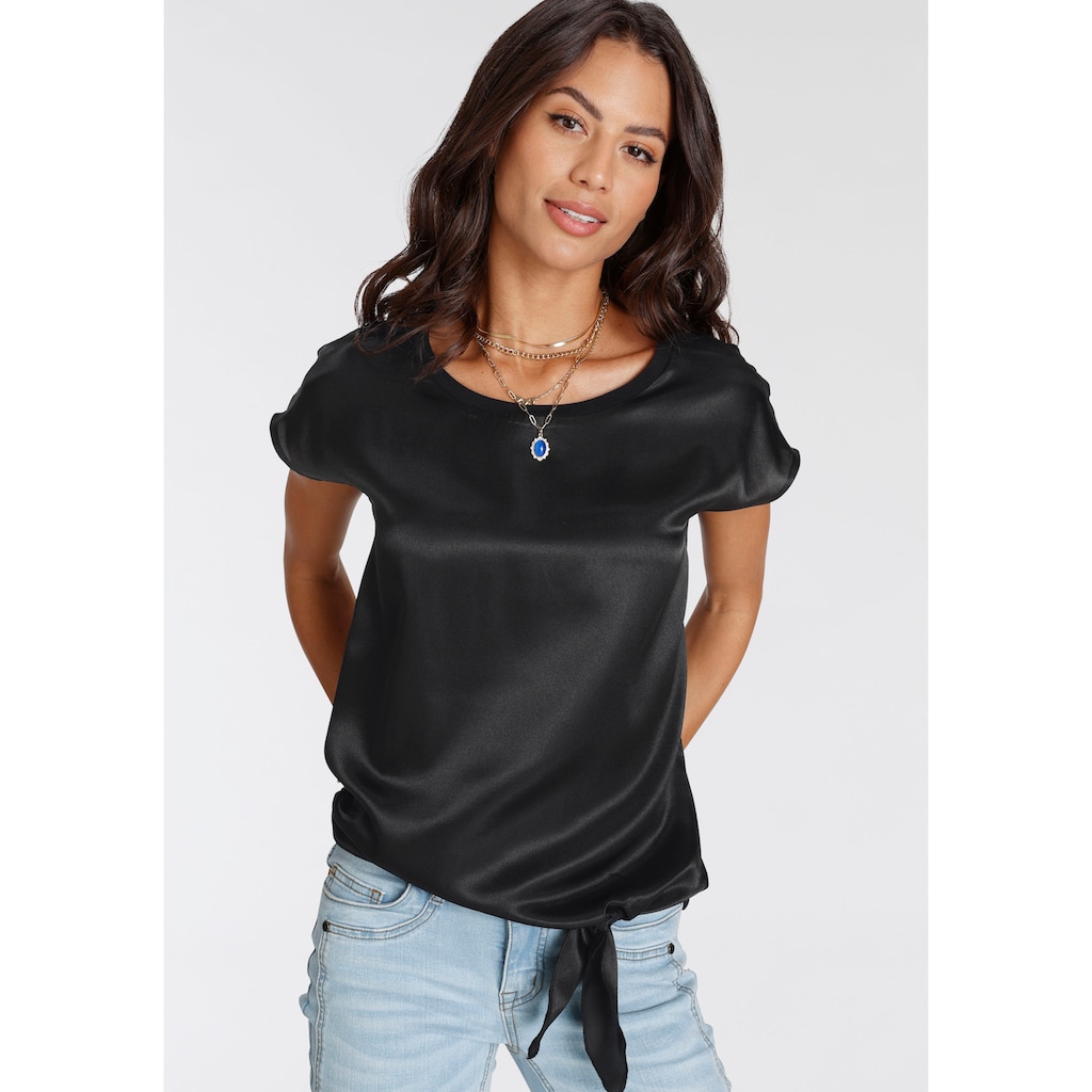 Laura Scott Shirtbluse, mit Knoten-Detail